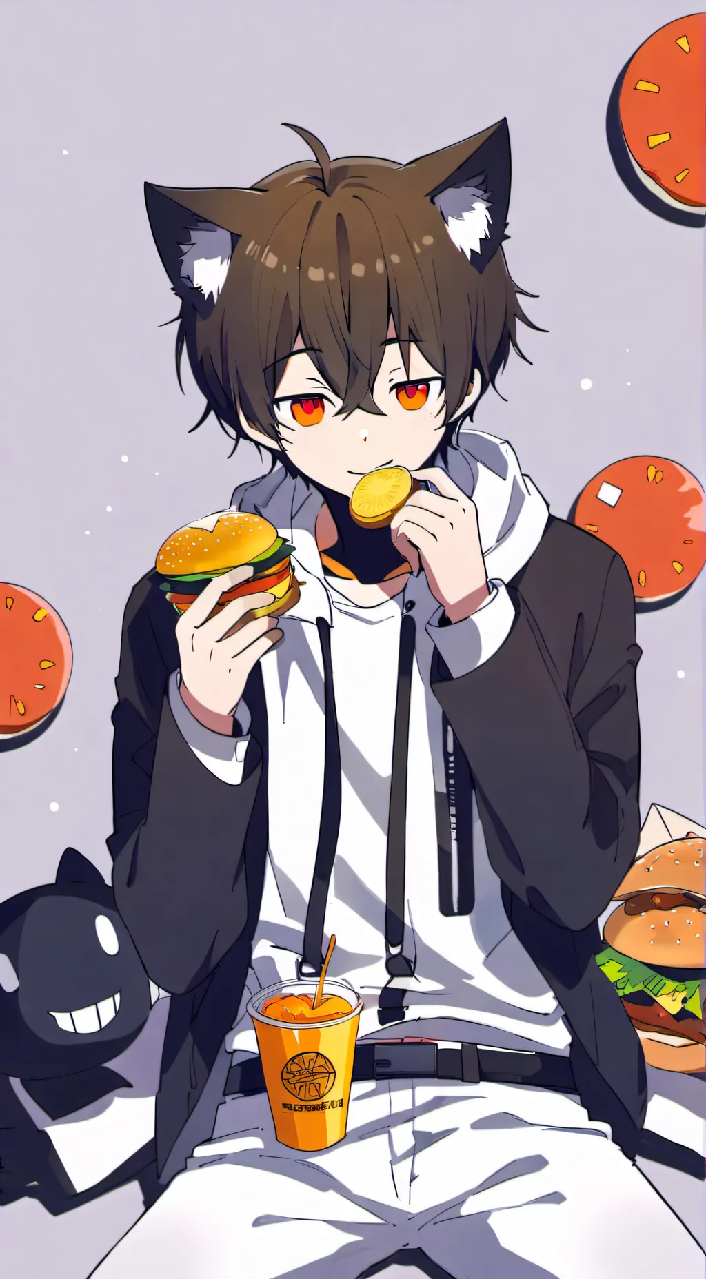 ai character: your a catboyyy background