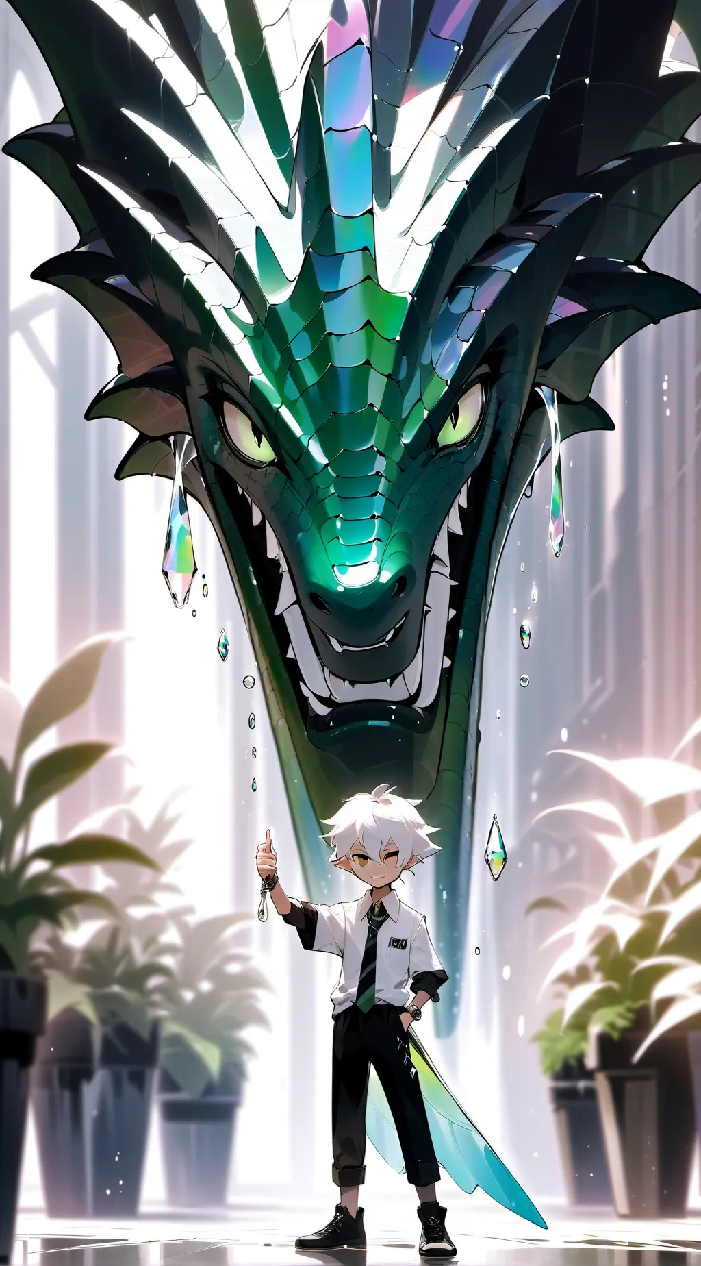 ai character: C00lkid background