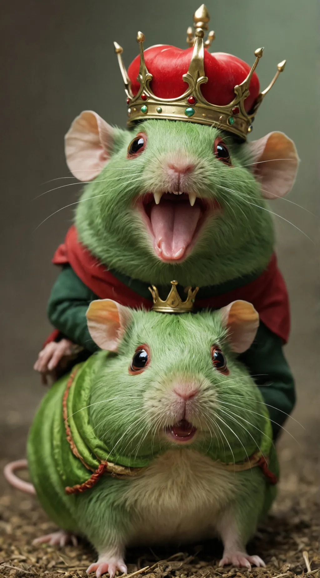 ai character: zombie rats background