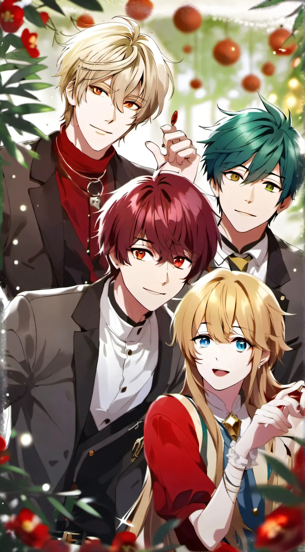 ai character: Class 1-a FaceTime background