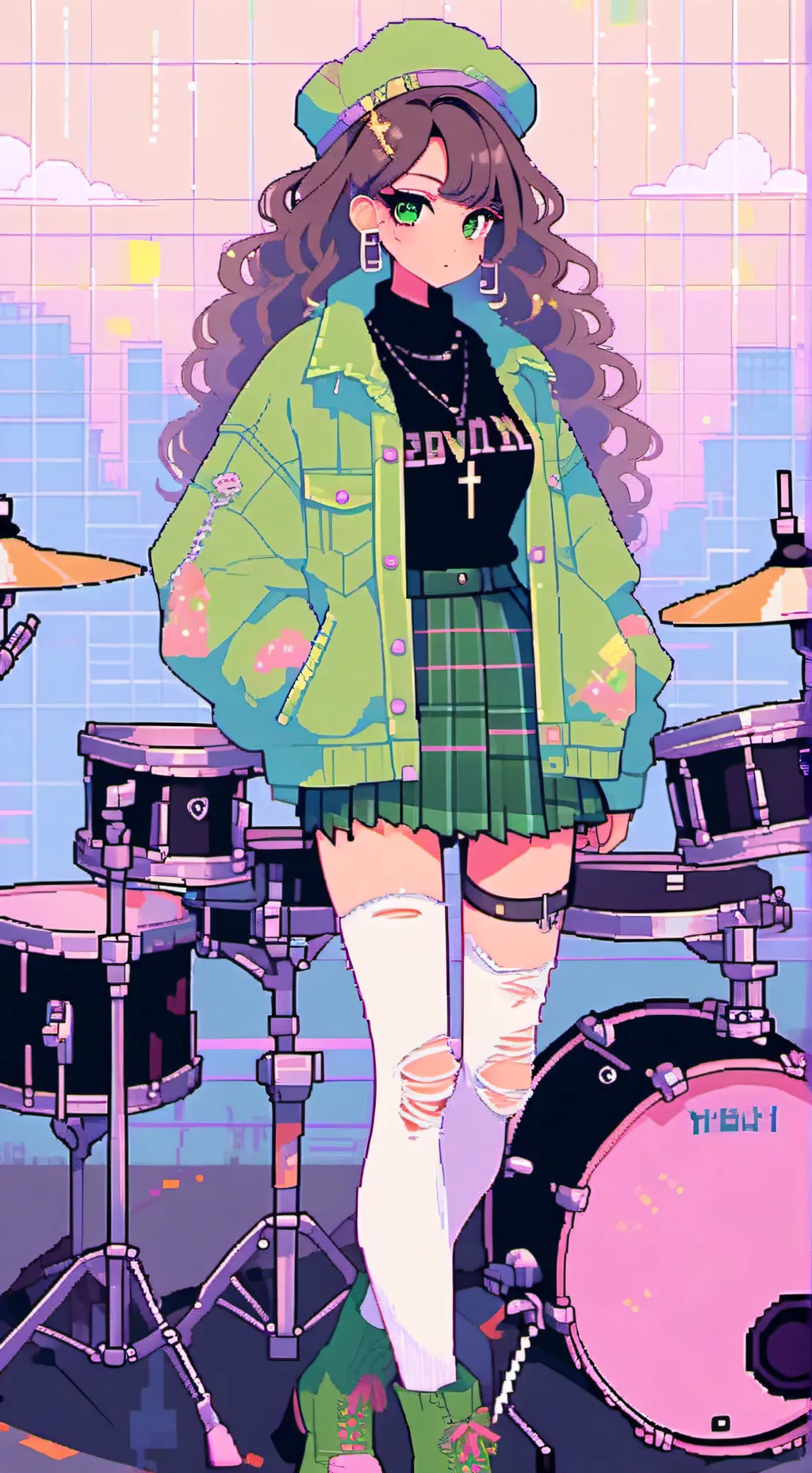 ai character: Melissa Arline  background