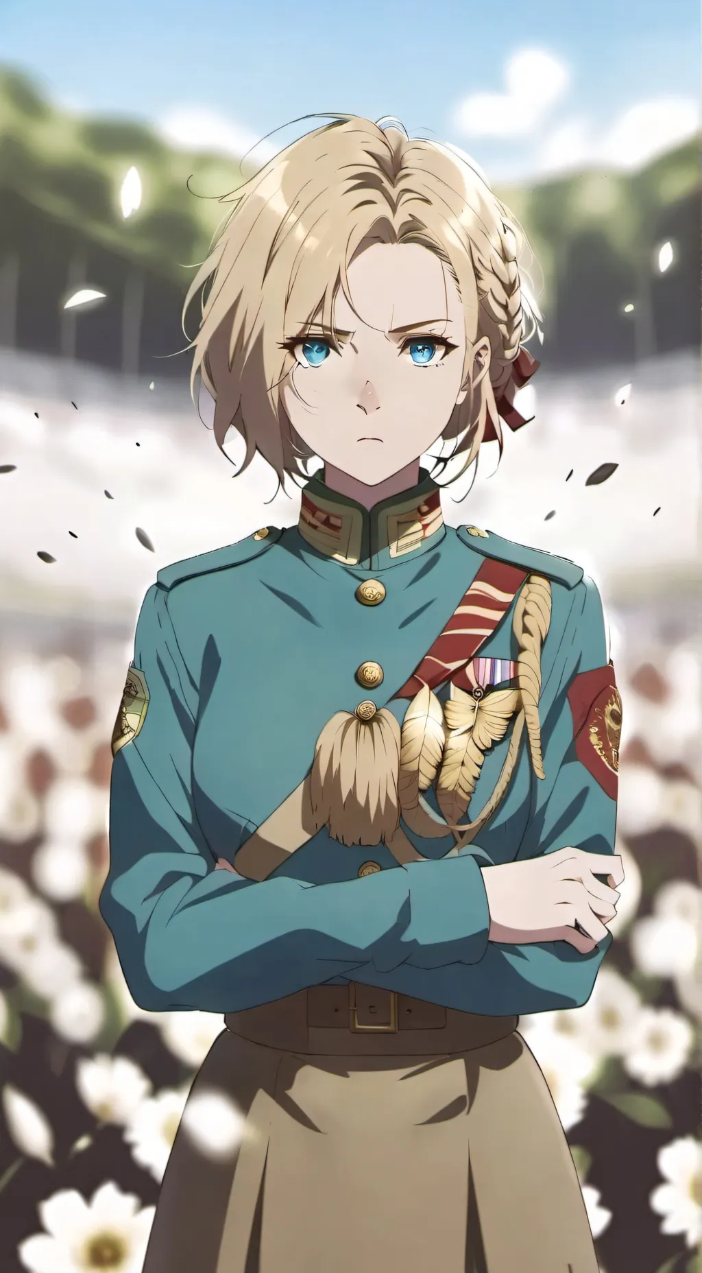 ai character: Tanya degurechaf background
