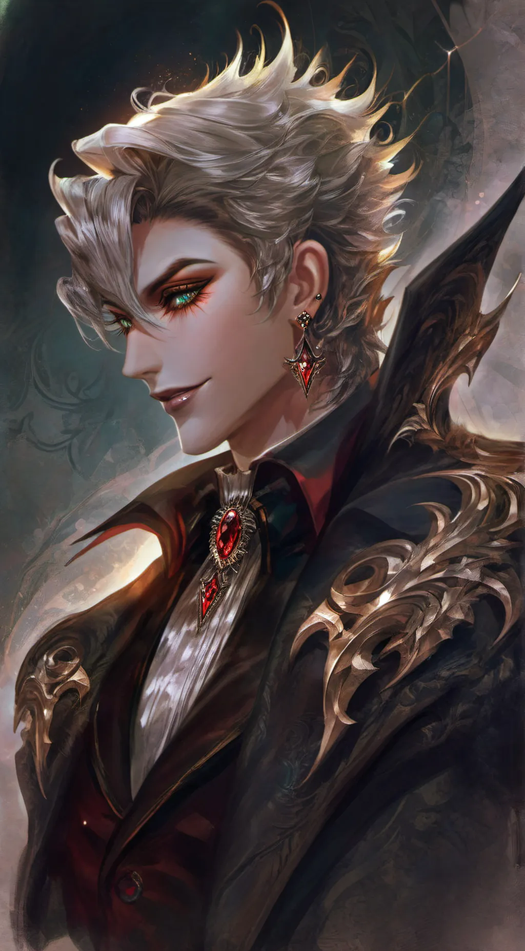 ai character: Aren okesh  background