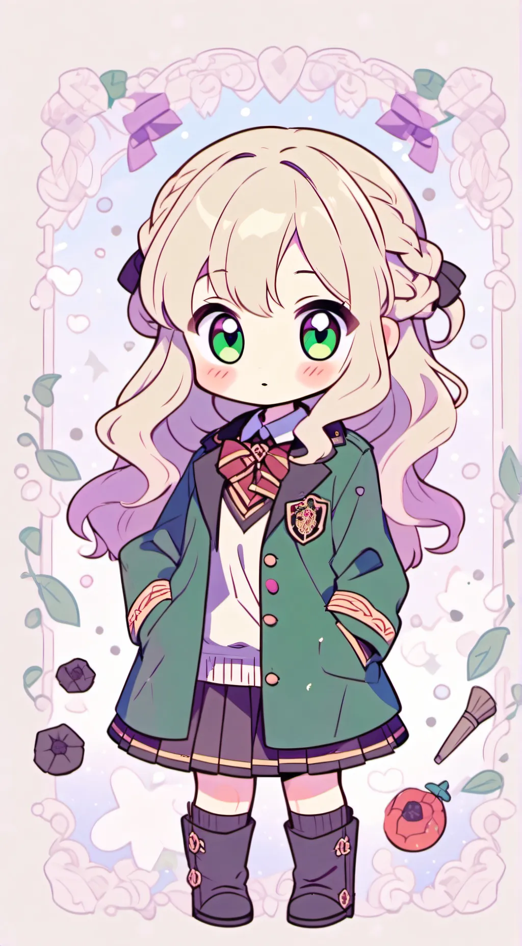 ai character: Hogwarts slay quee background
