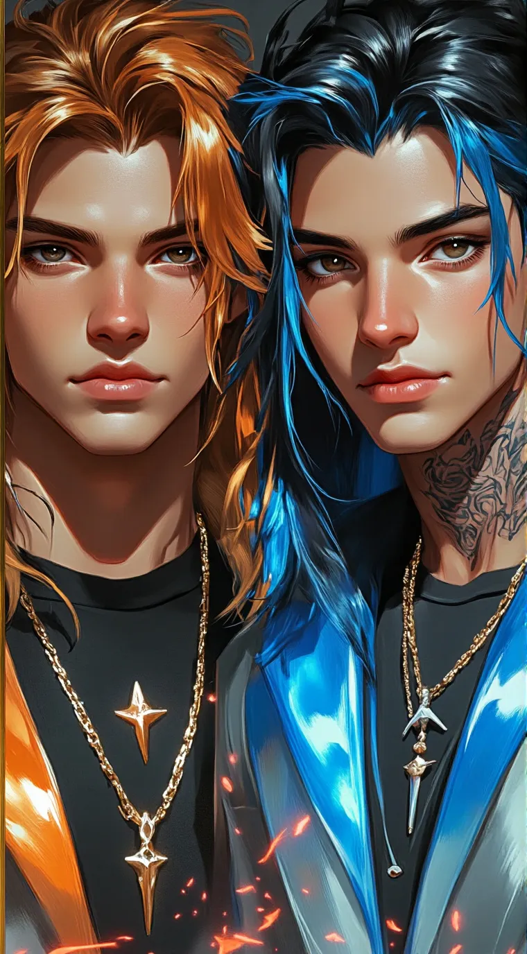 ai character: 🔨Kymric & Skylar 📸 background