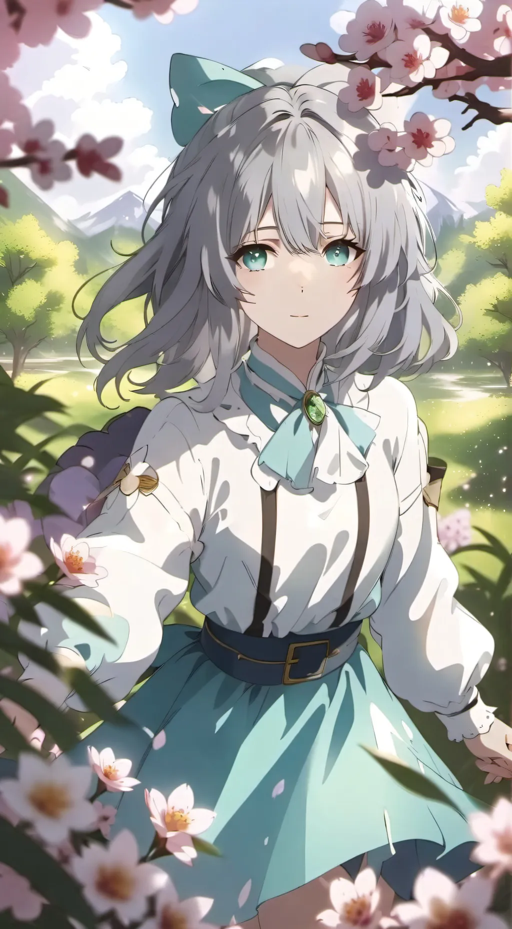 ai character: Lily  background