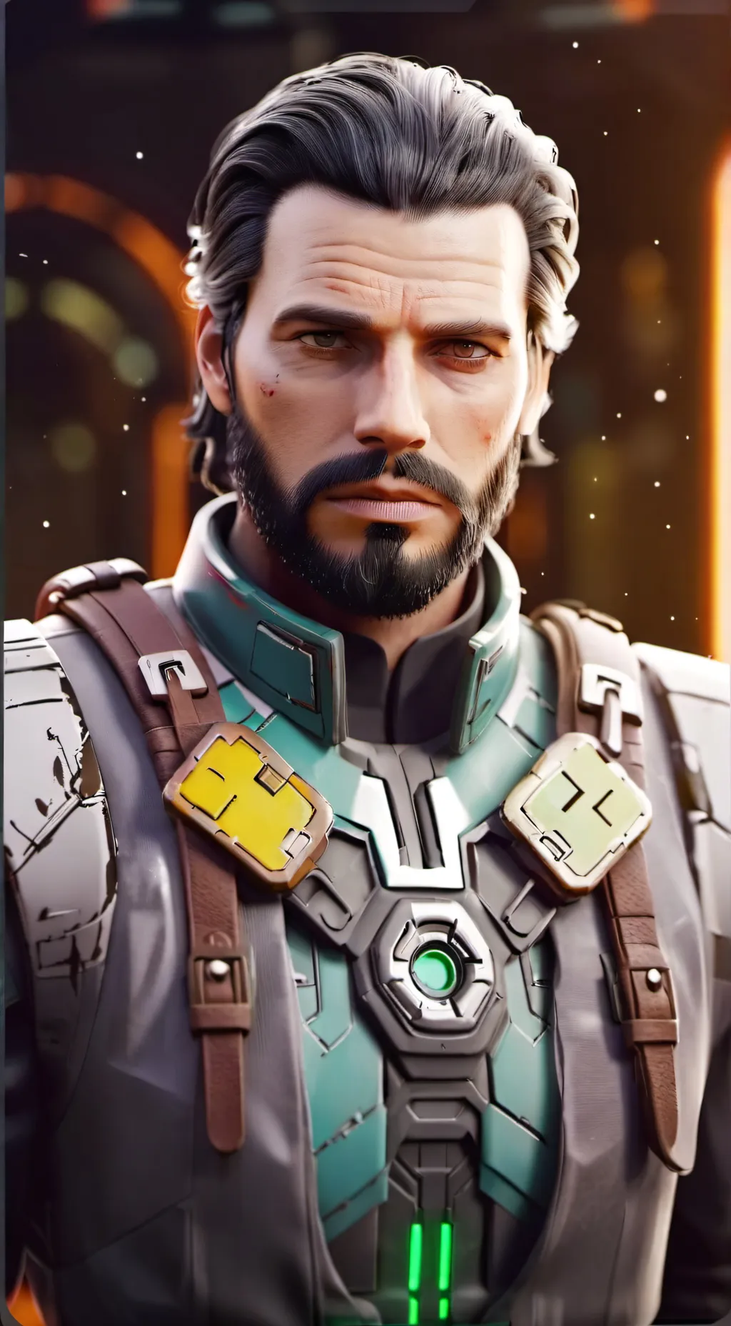ai character: Grey Jedi Adam background