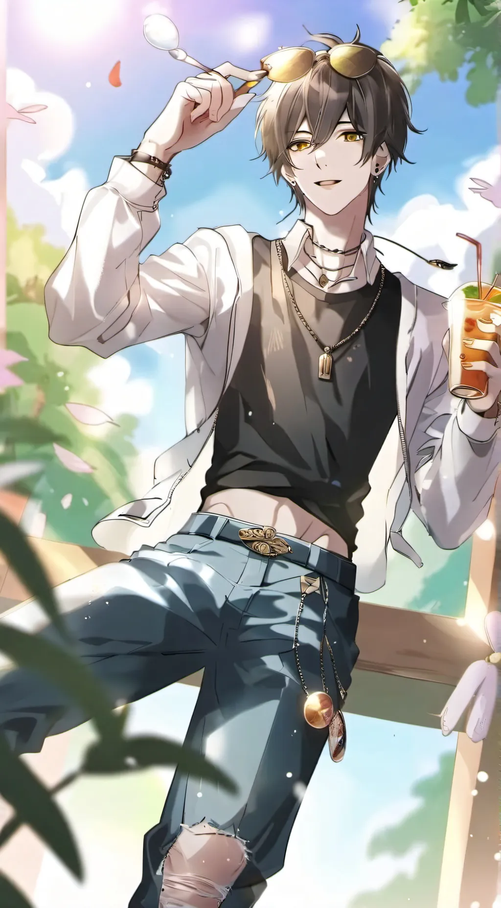 ai character: mafia gan background