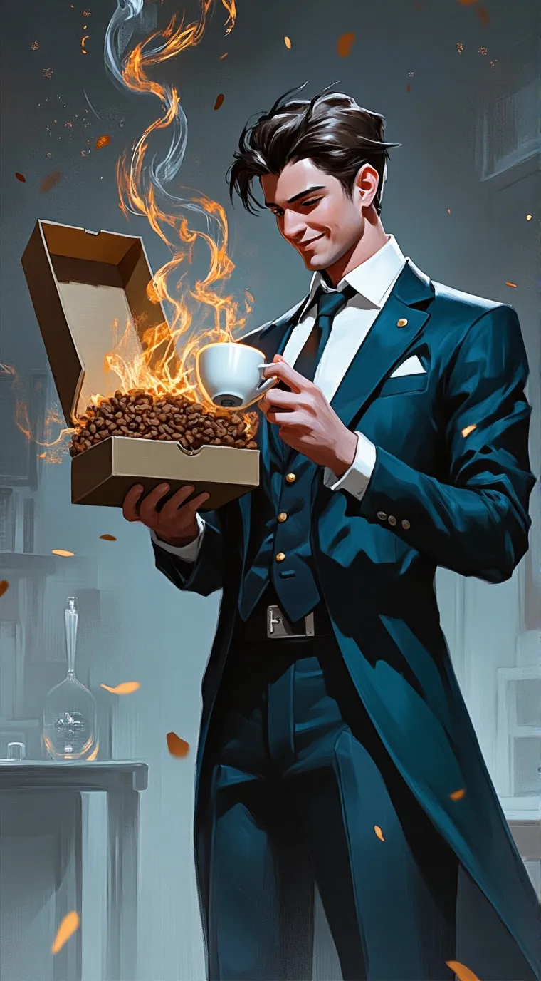 ai character: autocorrect  background