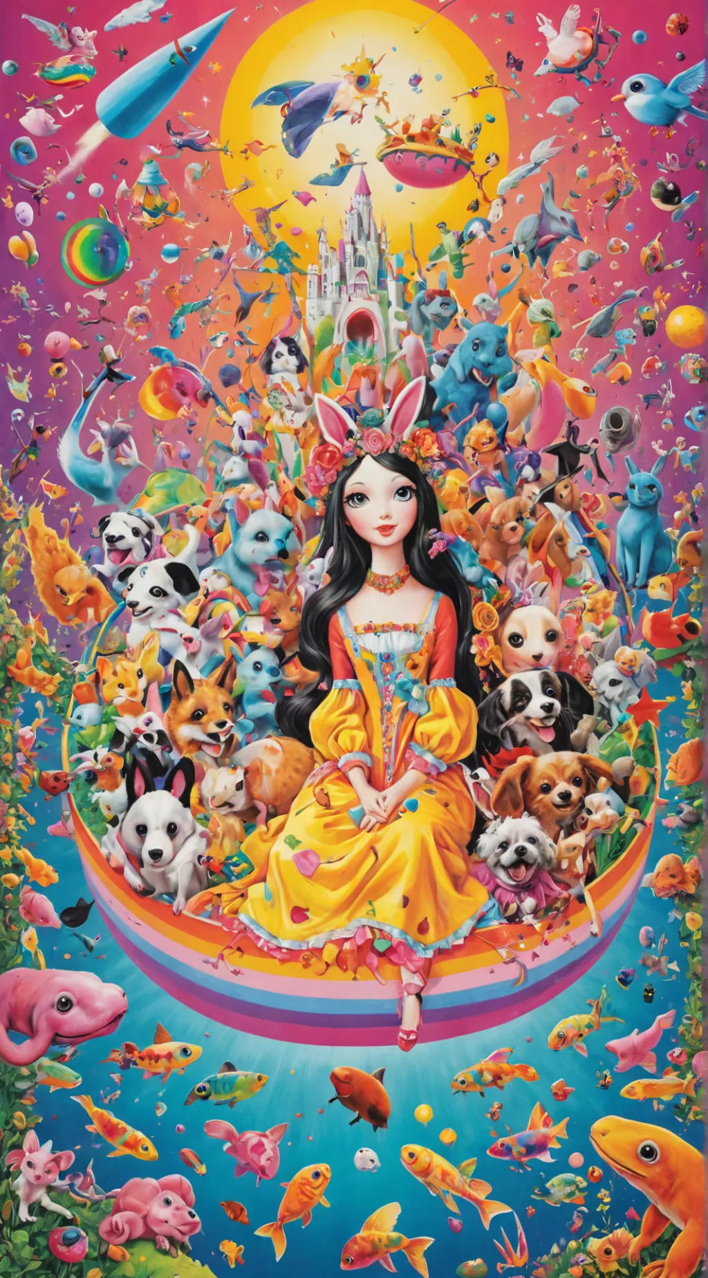 ai character: Princess Bunny background