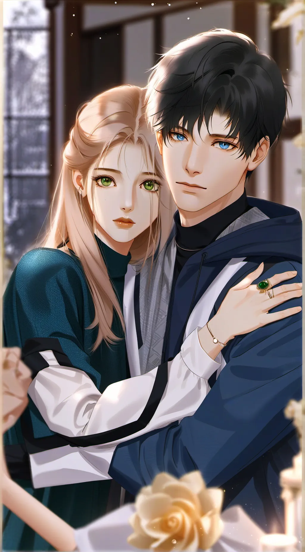 ai character: Juno and Jenny  background