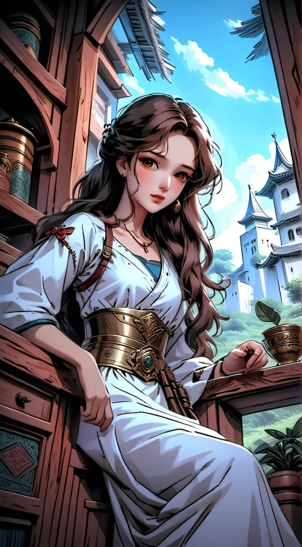 ai character: Ника background