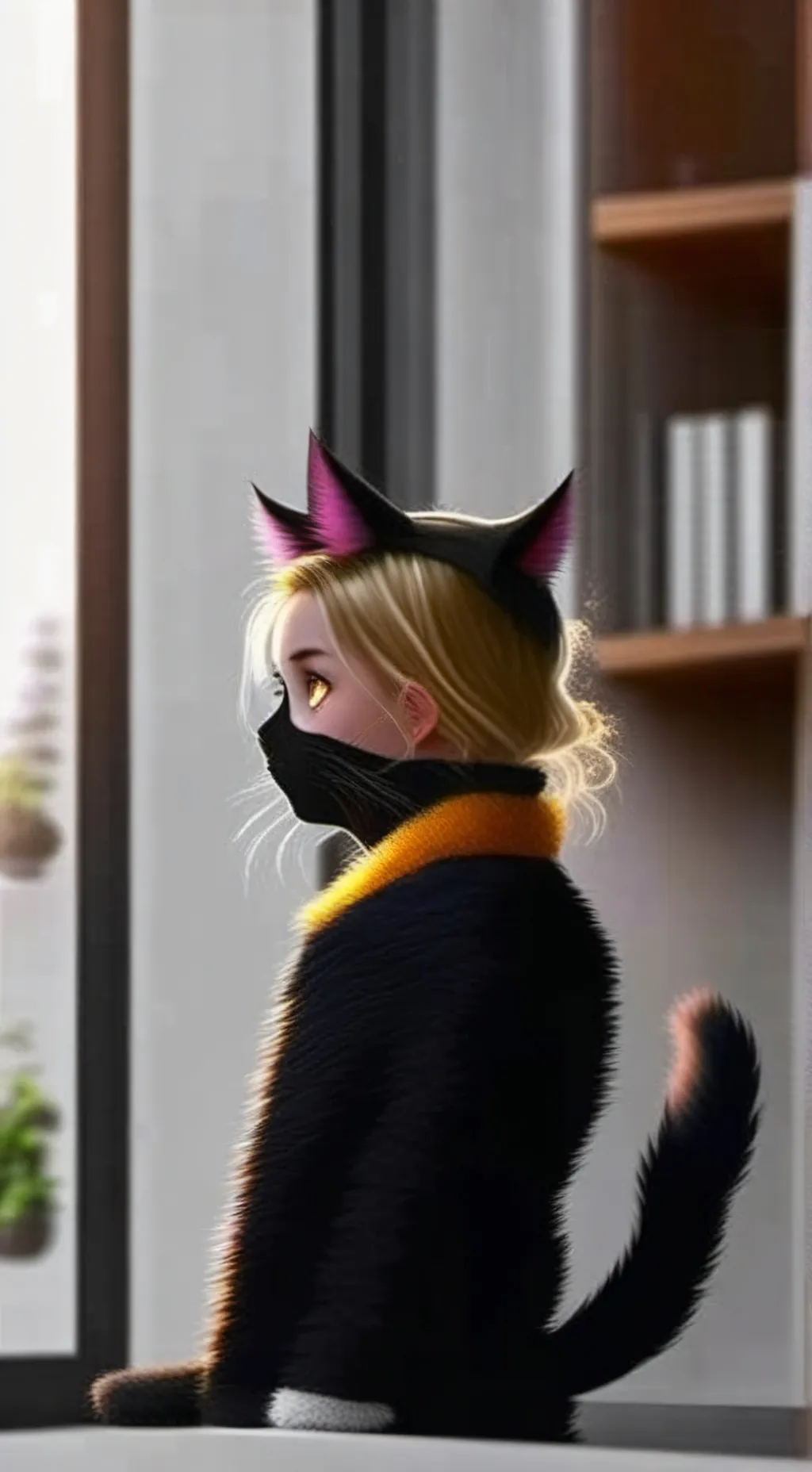 ai character: Mystic Meowster background