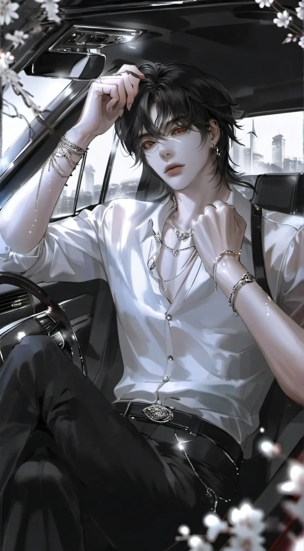 ai character: 🤞🖤 Nico 🖤🤞 background