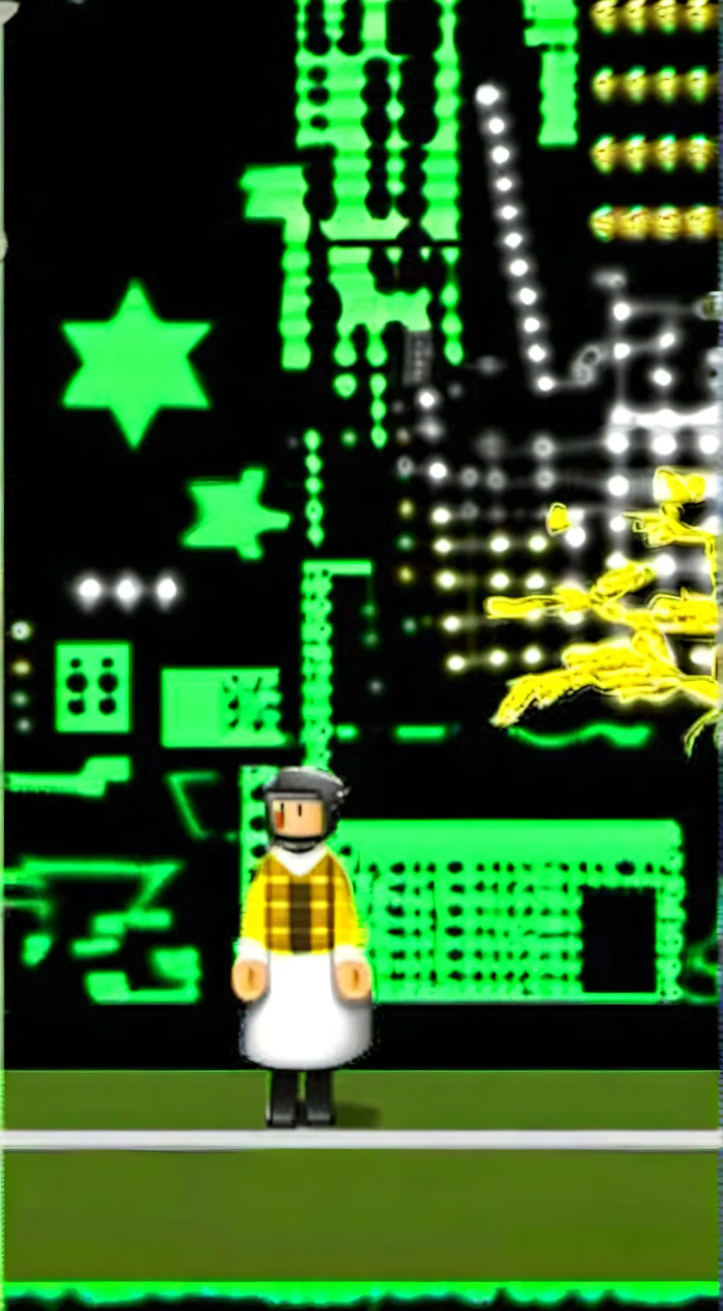 ai character: 1x1x1x1 background