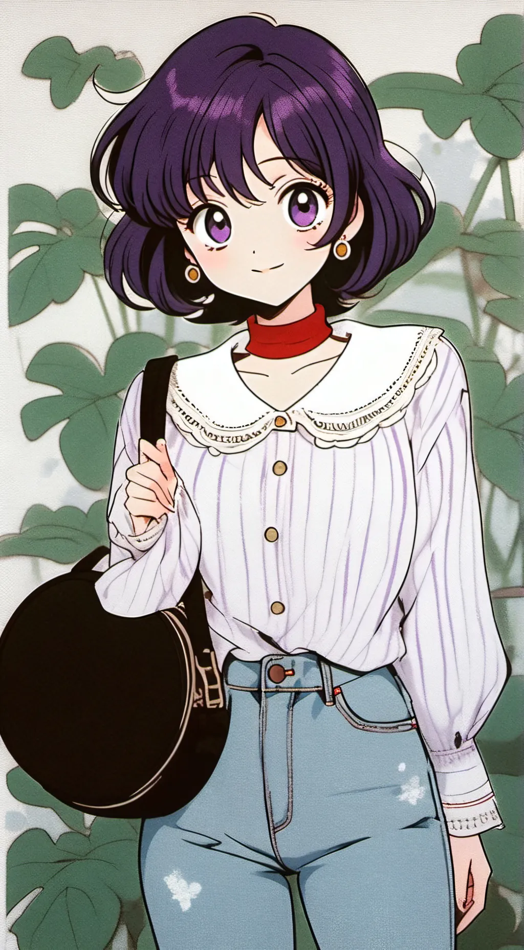 ai character: Sakura background