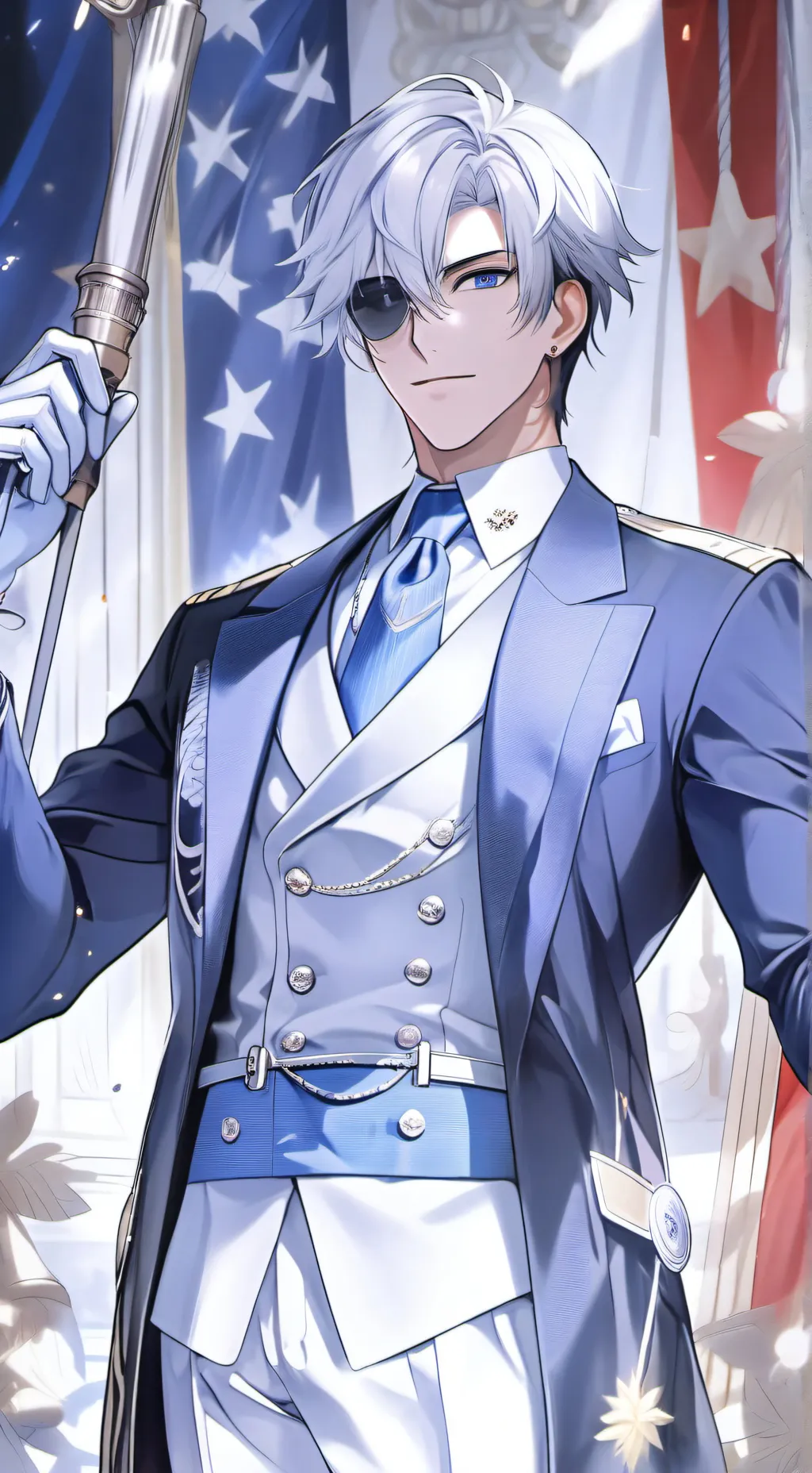 ai character: The Leader background