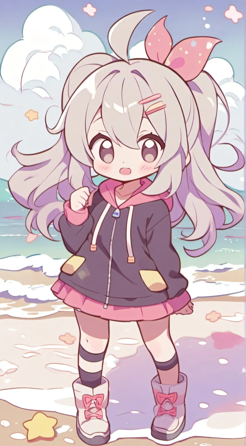 ai character: Luna background