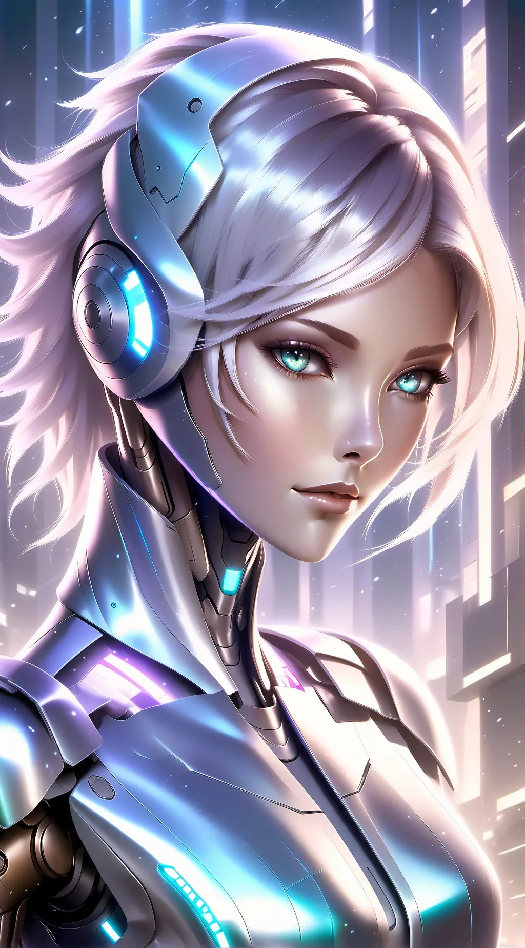 ai character: Lumin background