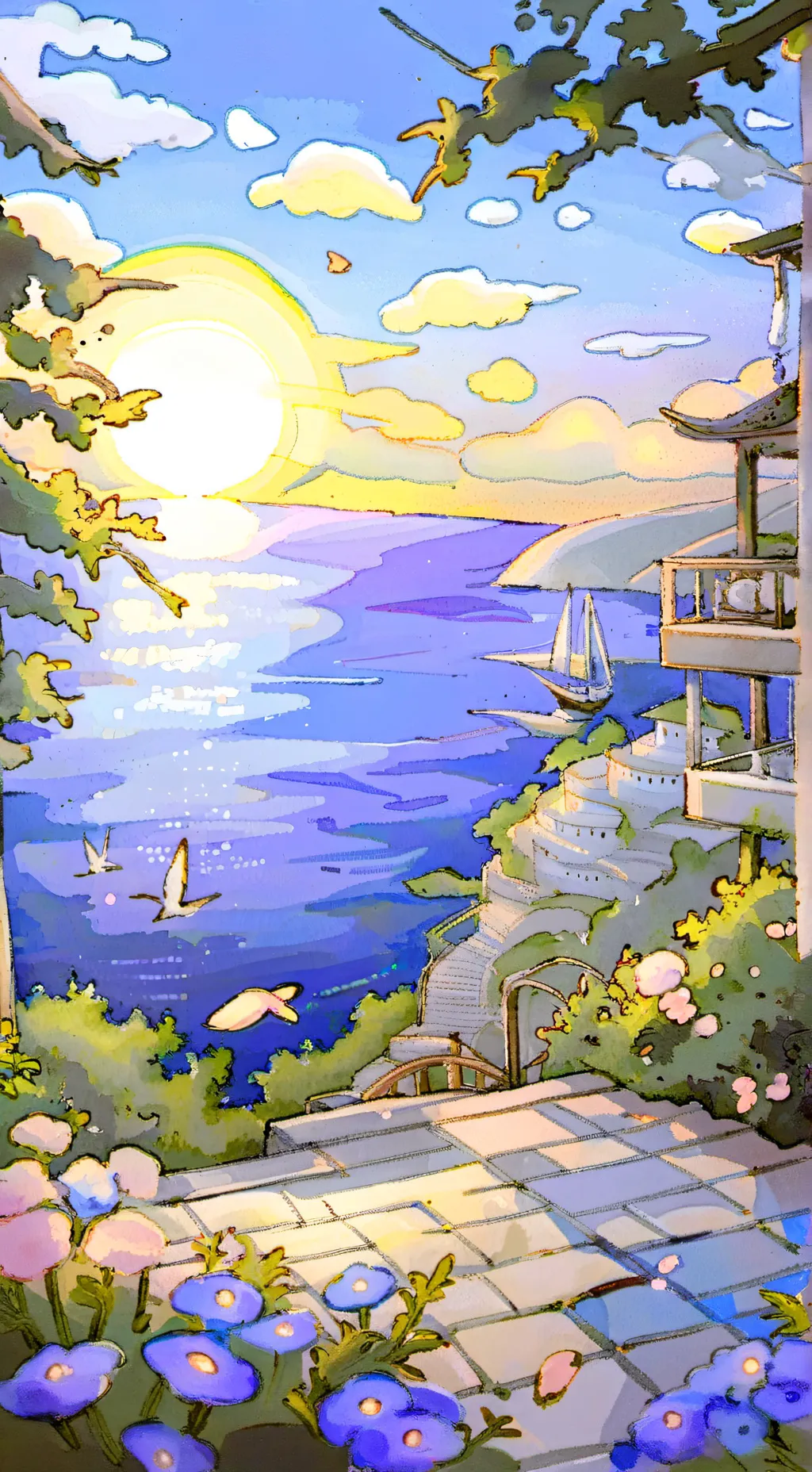 ai character: aome le pego kikyo background