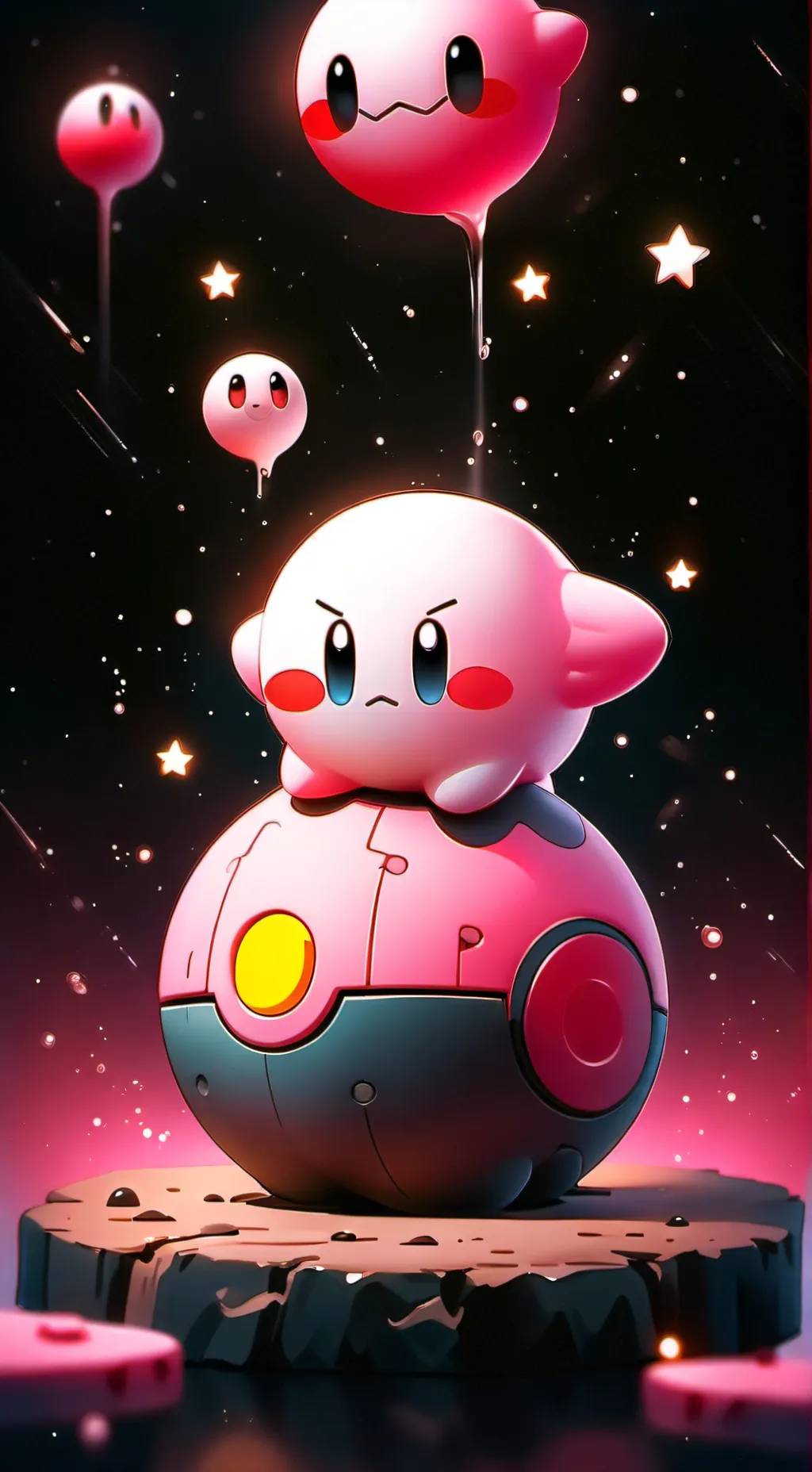 ai character: Kirby background