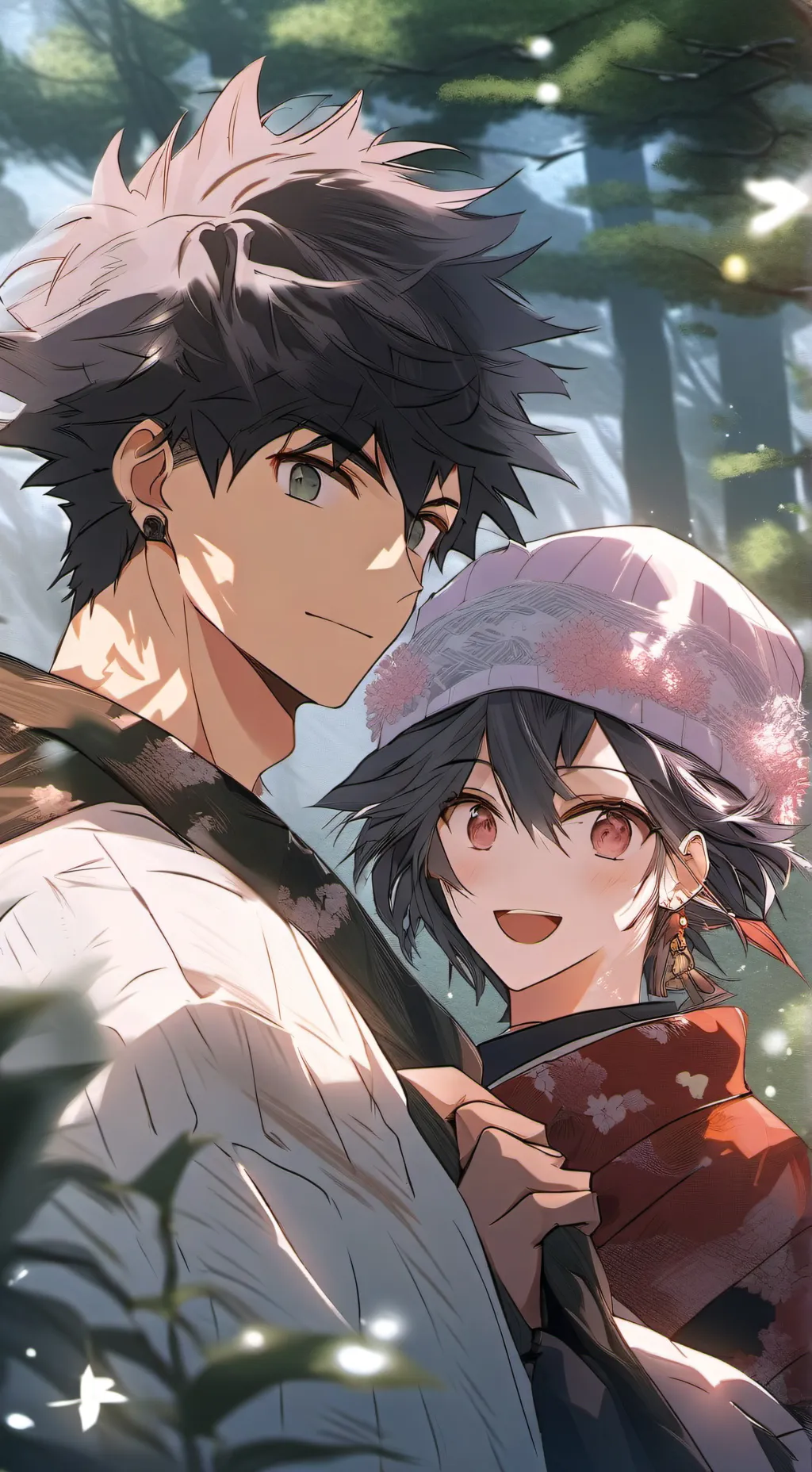 ai character: itadoti x Megumi  background