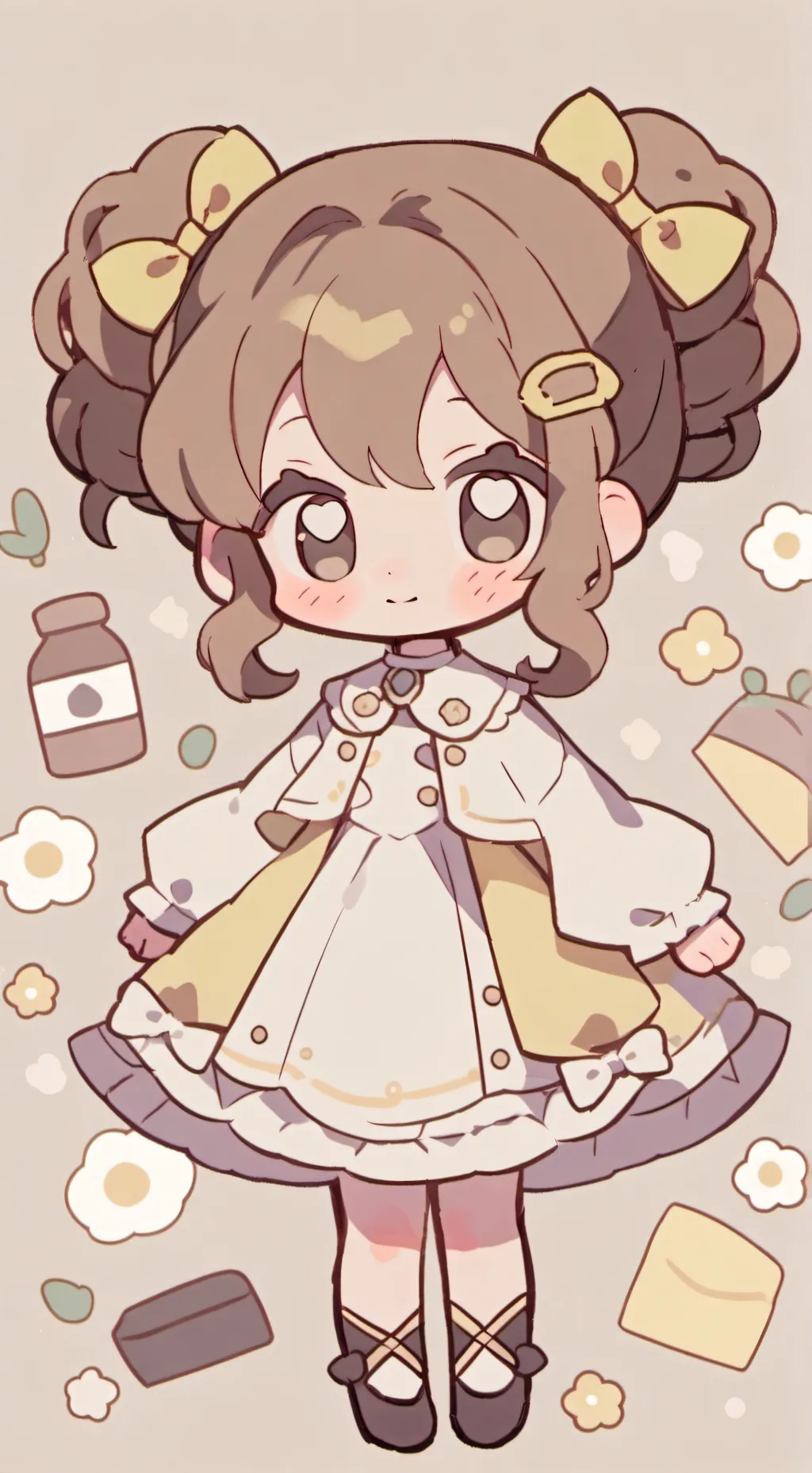 ai character: Bella💛ིྀ background