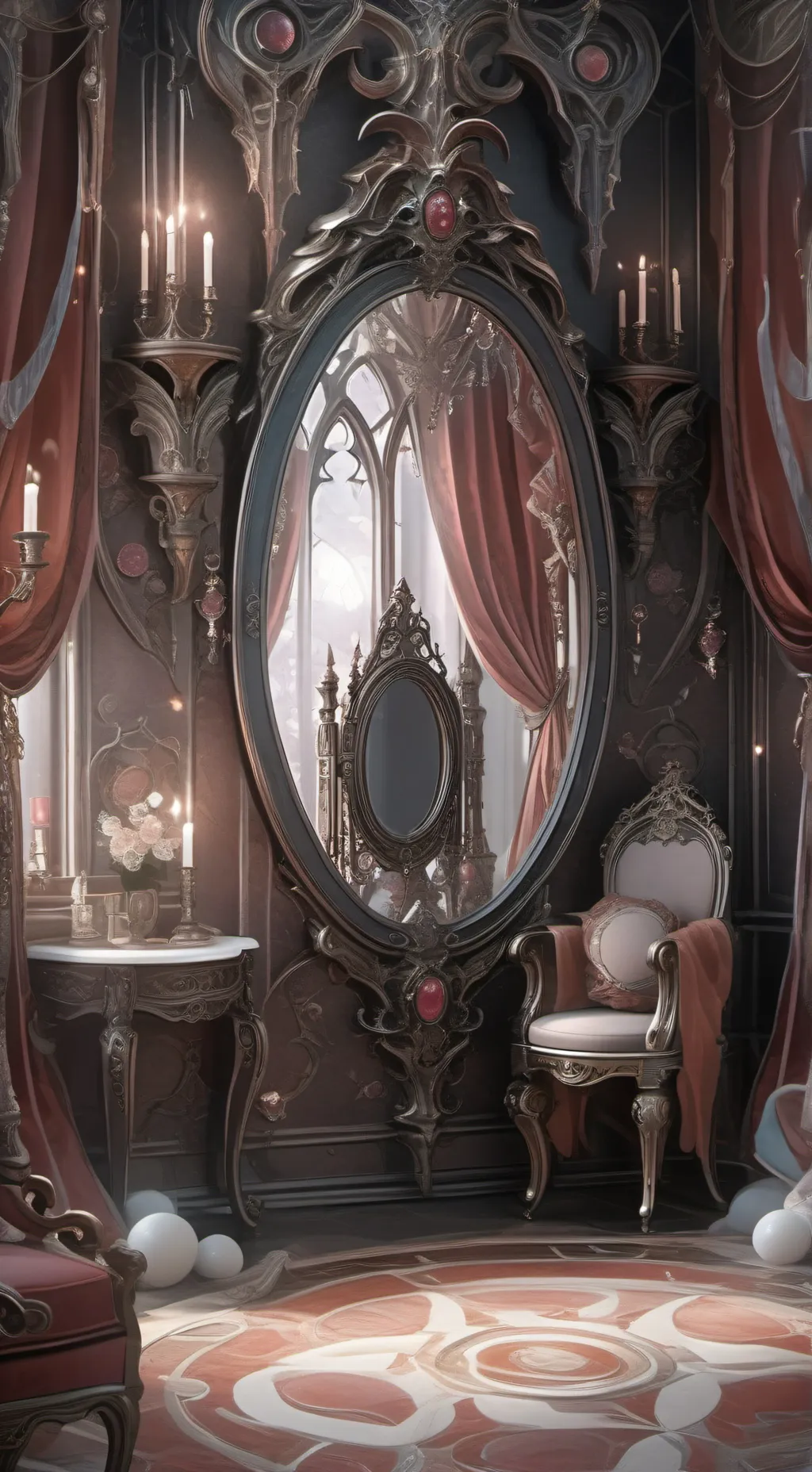 ai character: Glisten background