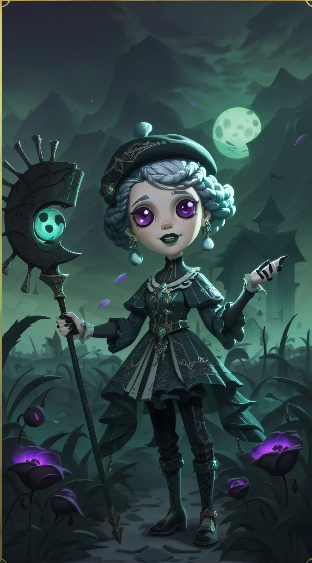 ai character: Bubbachops  background