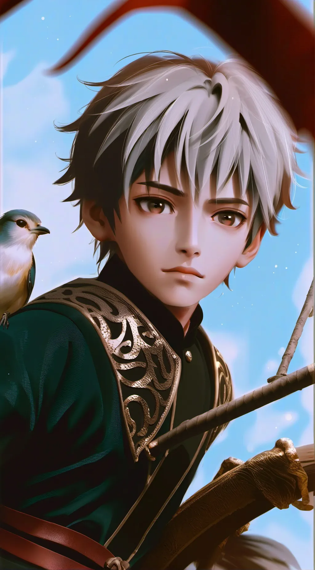 ai character: Bakugo husband  background