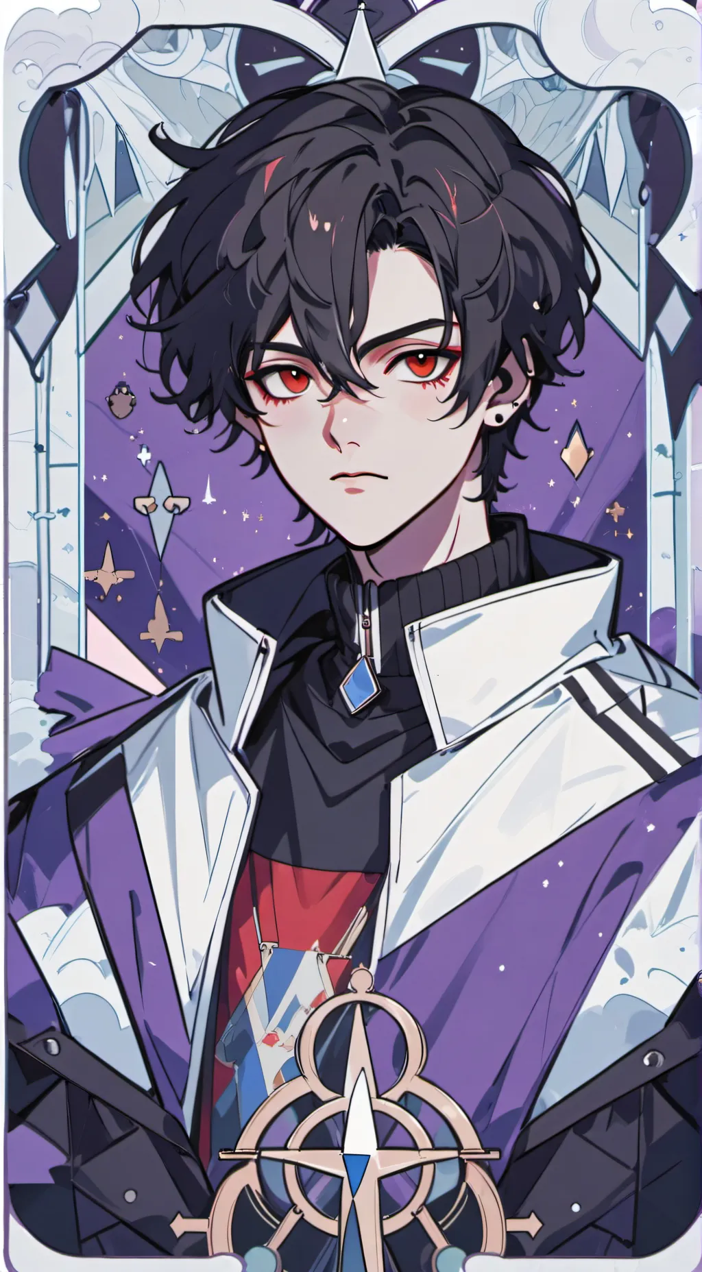 ai character: Devon Gray background