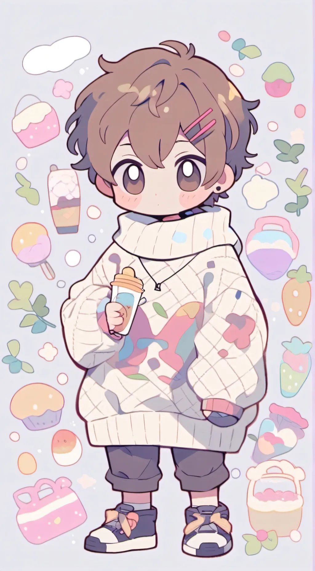 ai character: Cosmo cakeroll♡ background