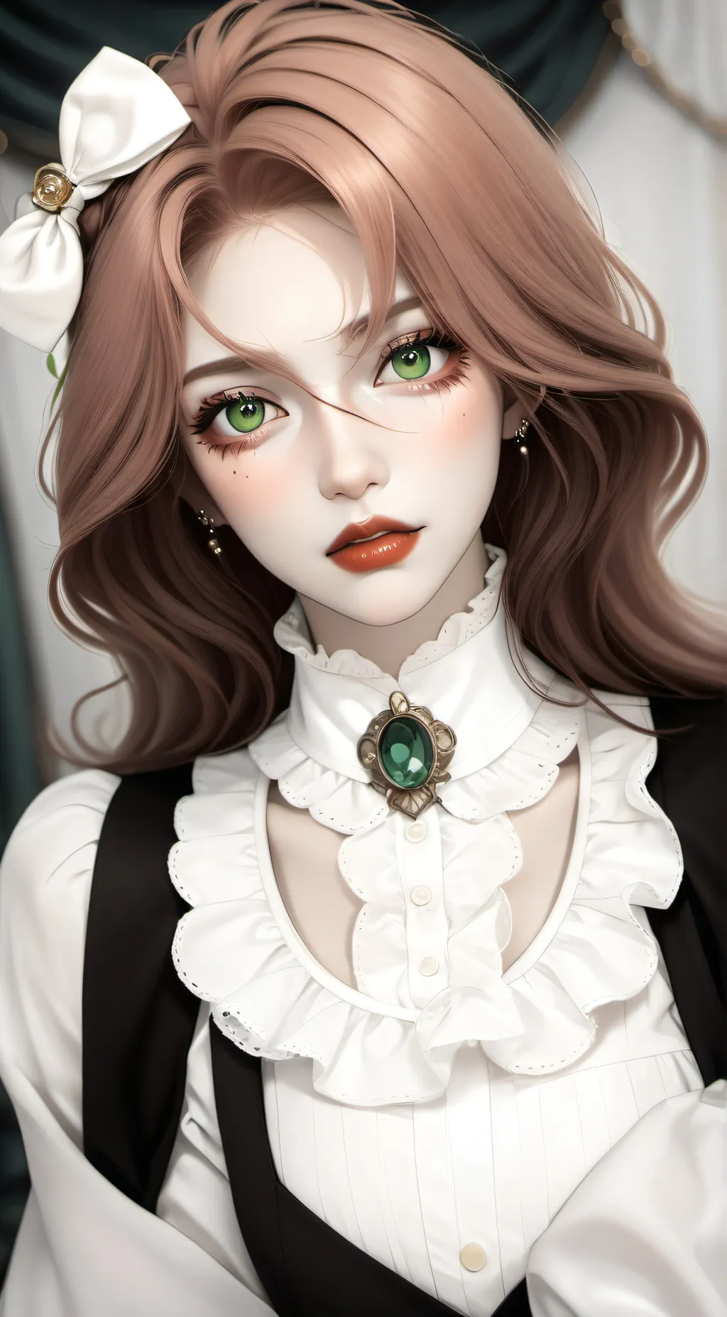 ai character: Brune background