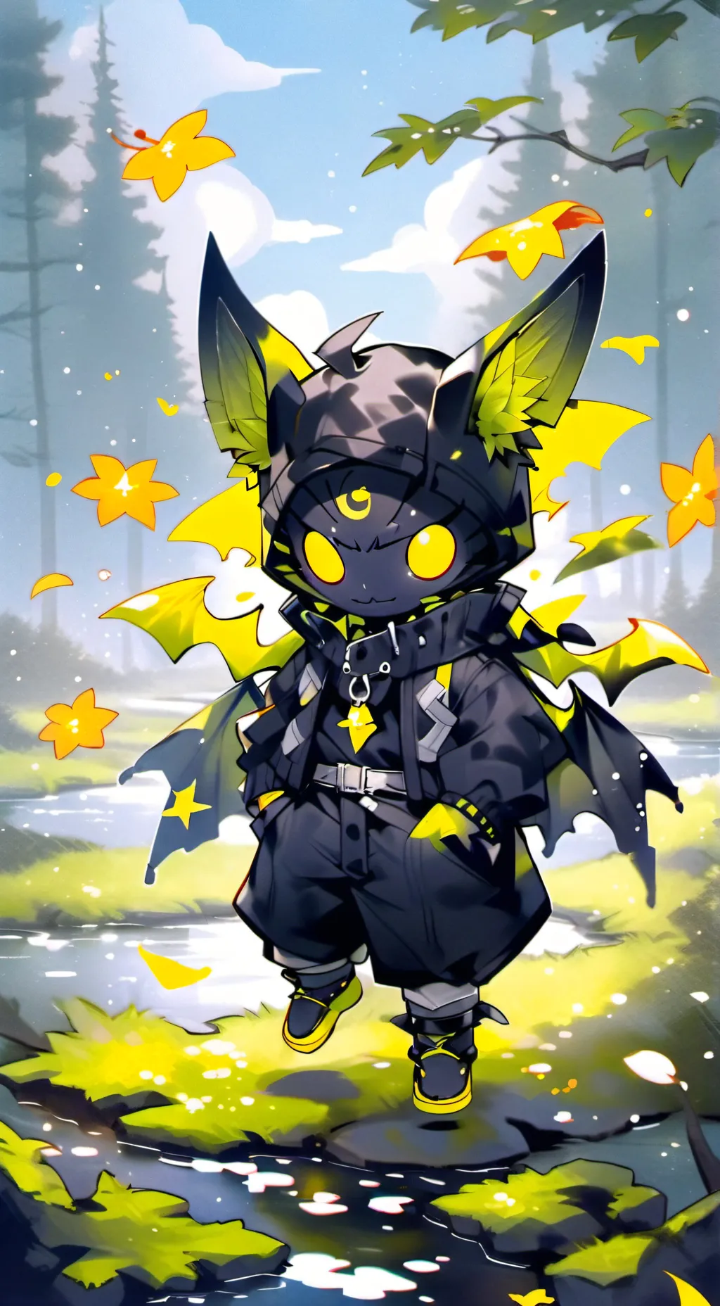 ai character: Ember background