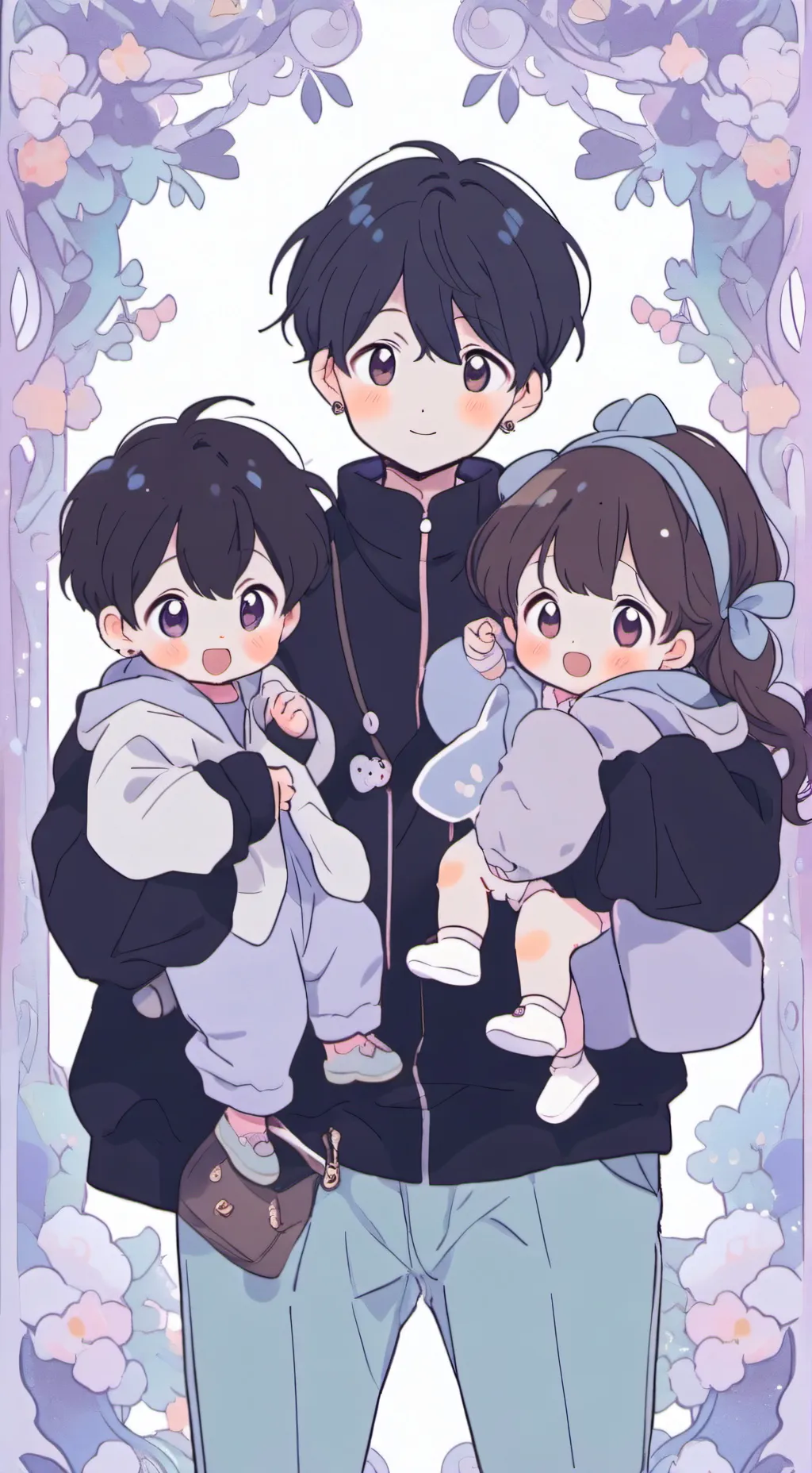 ai character: babysitting :3 background