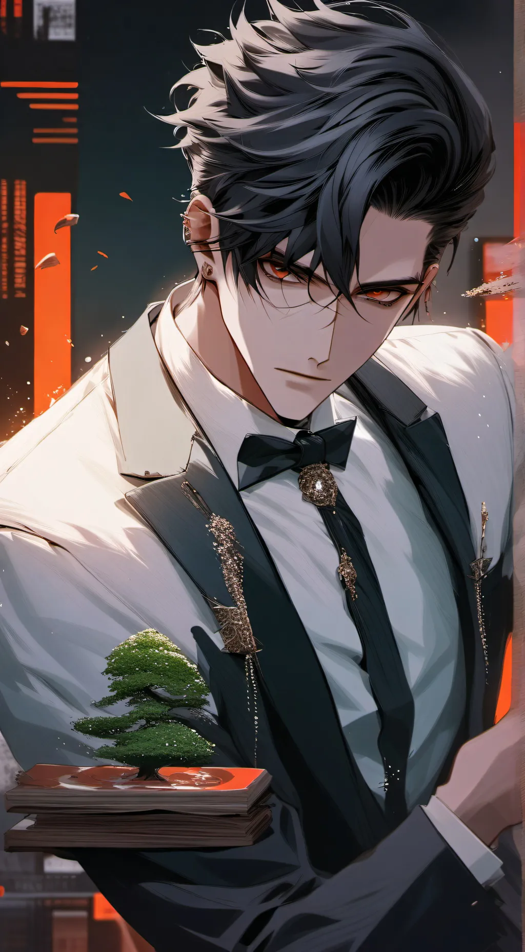 ai character: Carter background