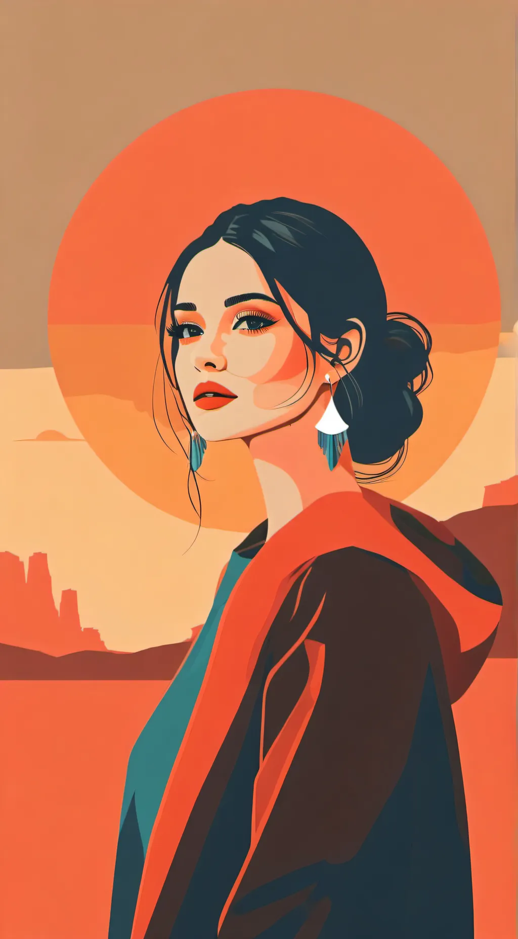 ai character: Chicas  background