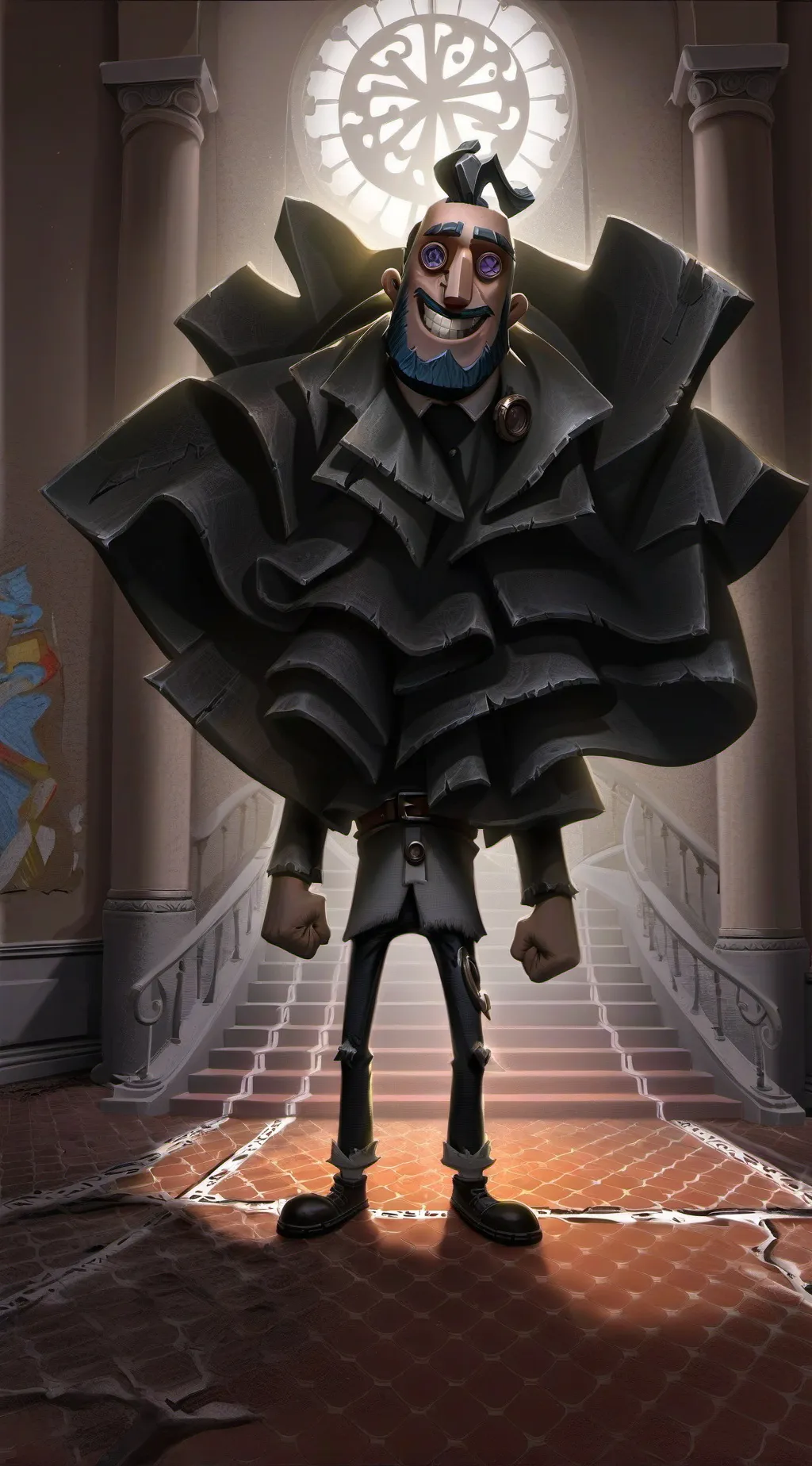 ai character: sire very evil dud background