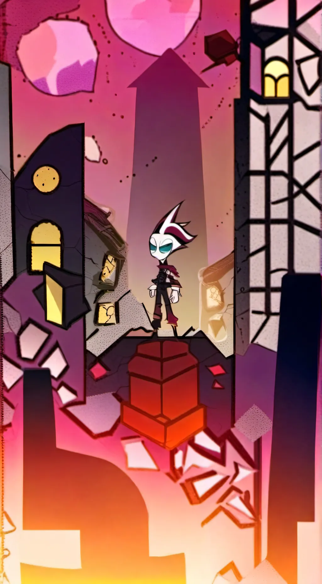 ai character: Helluva boss🦋🎭 background