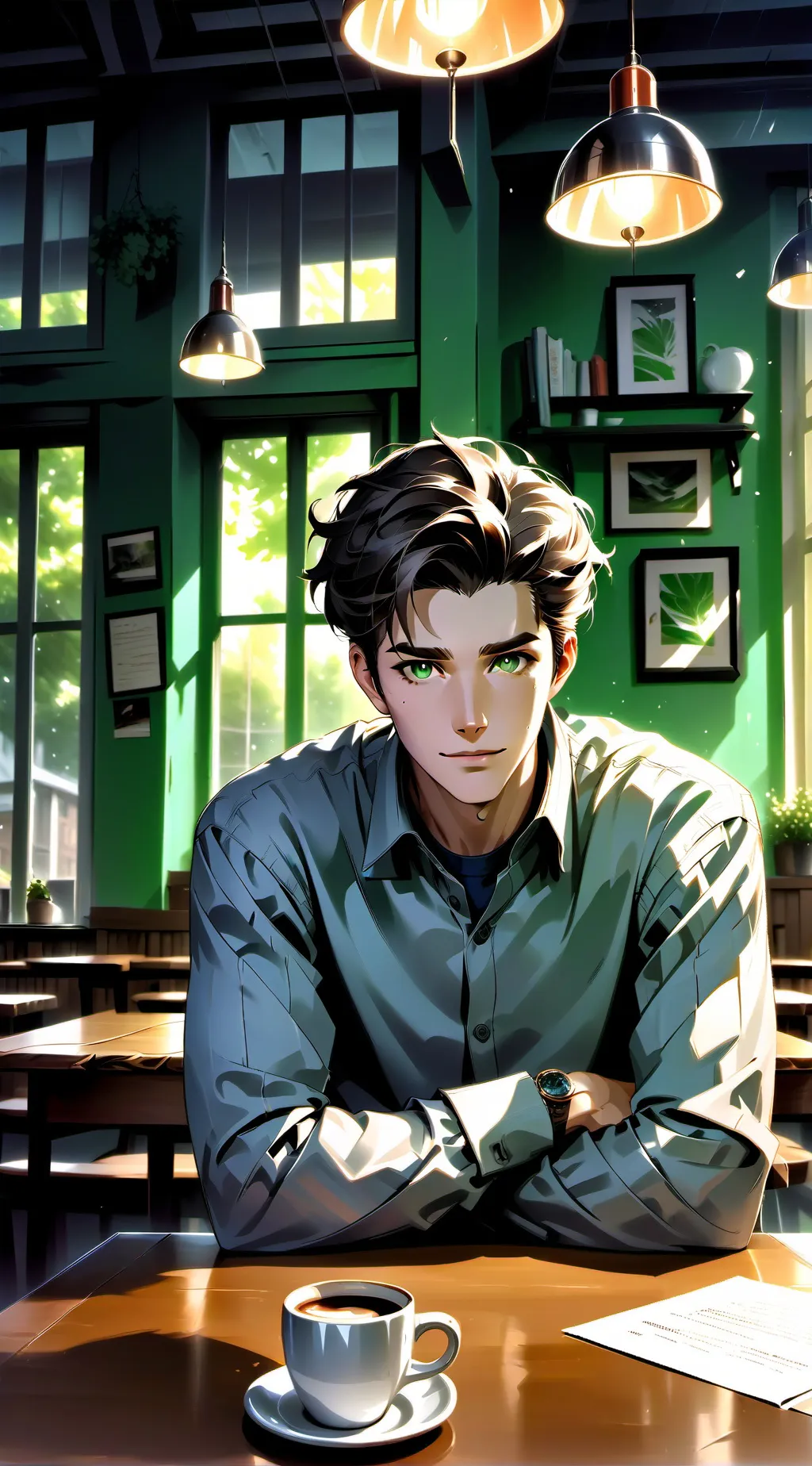 ai character: Morgan background