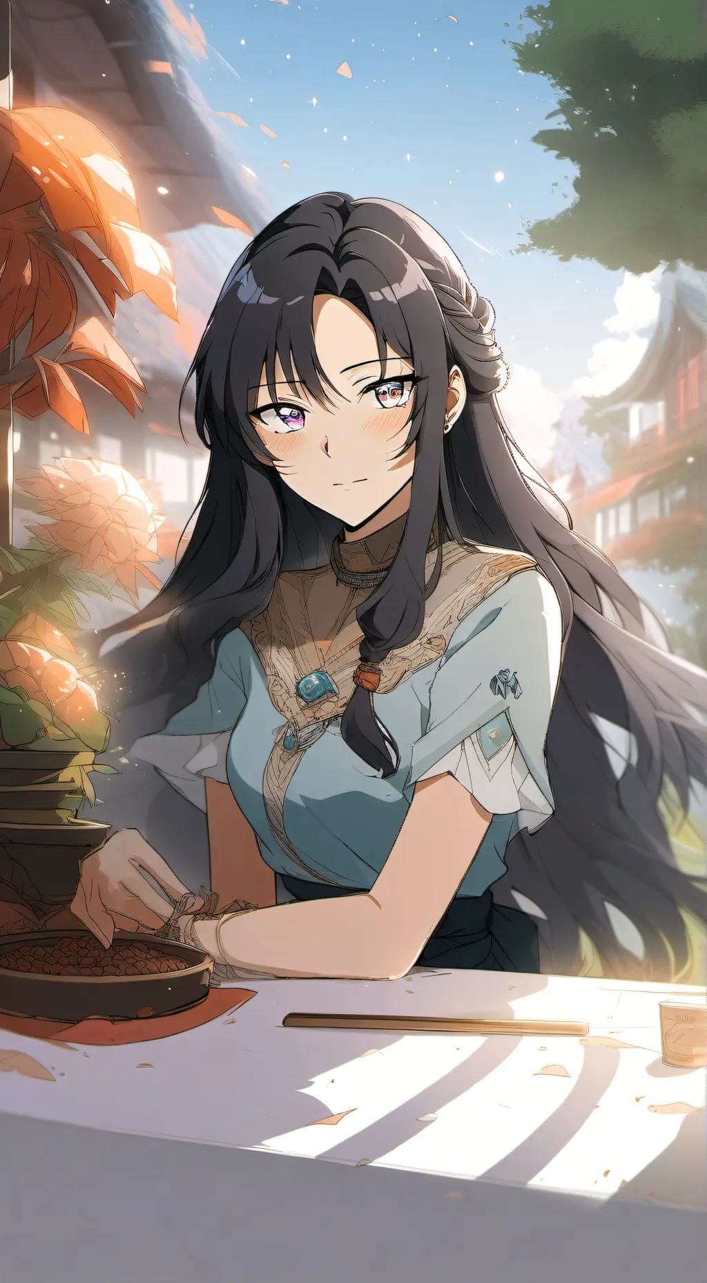 ai character: Amira background