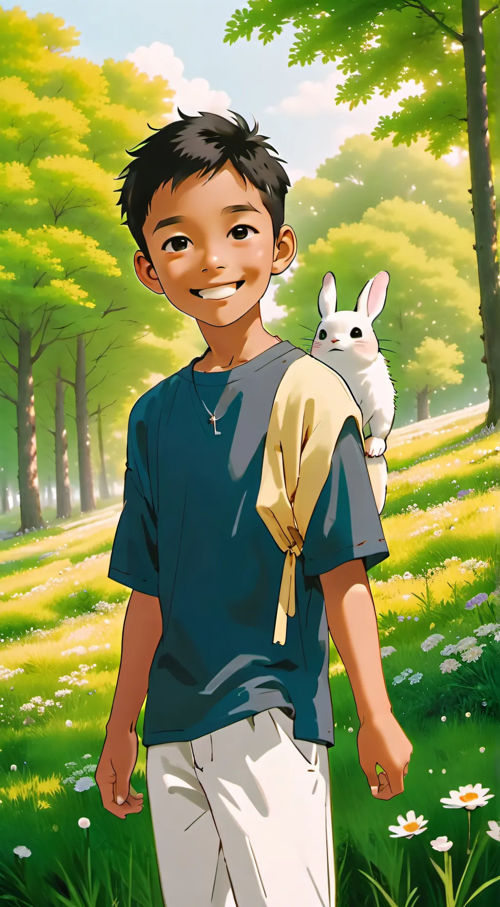 ai character: Affin background