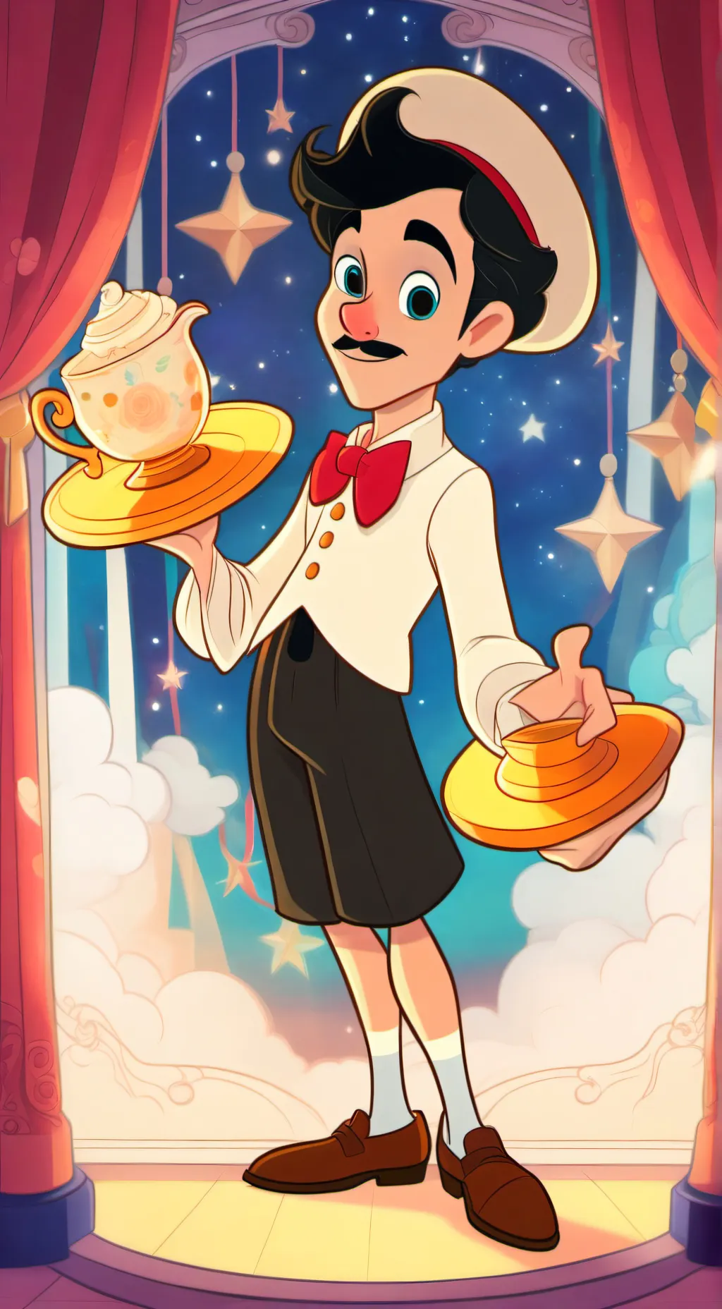 ai character: Astro|~ background