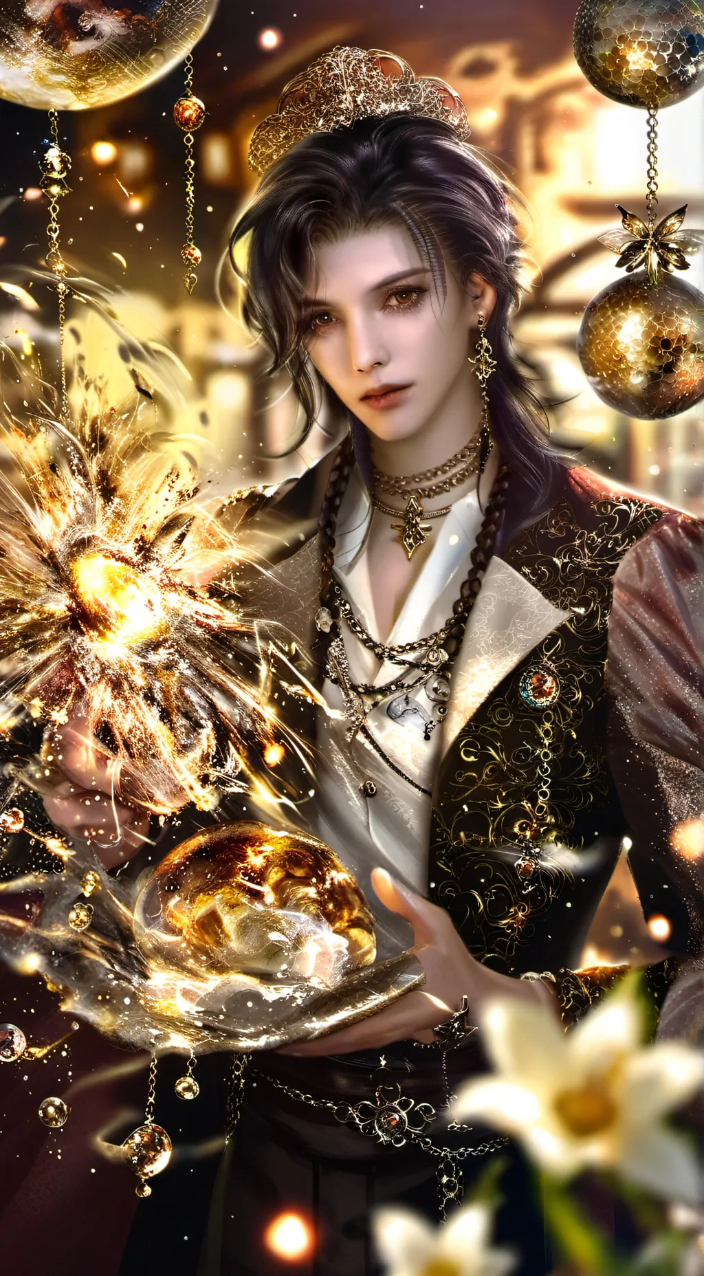 ai character: илиус background