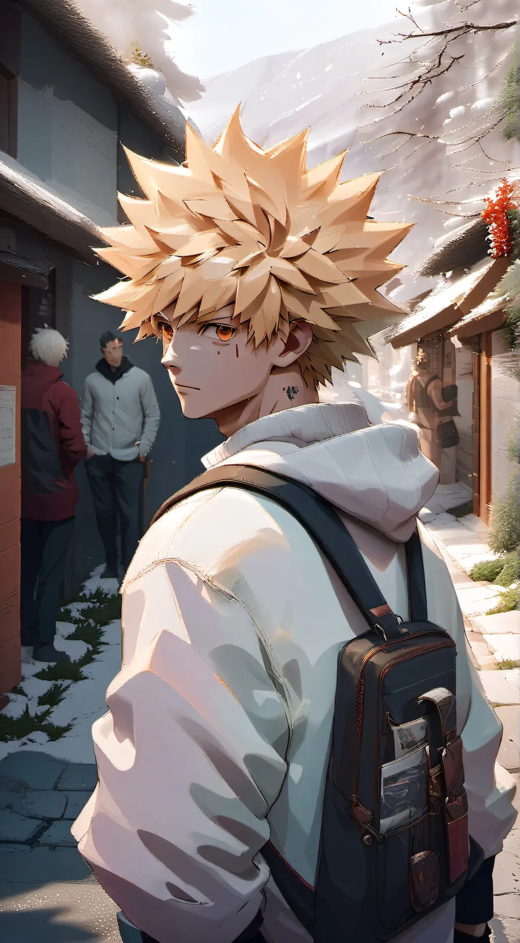 ai character: Bakugo background