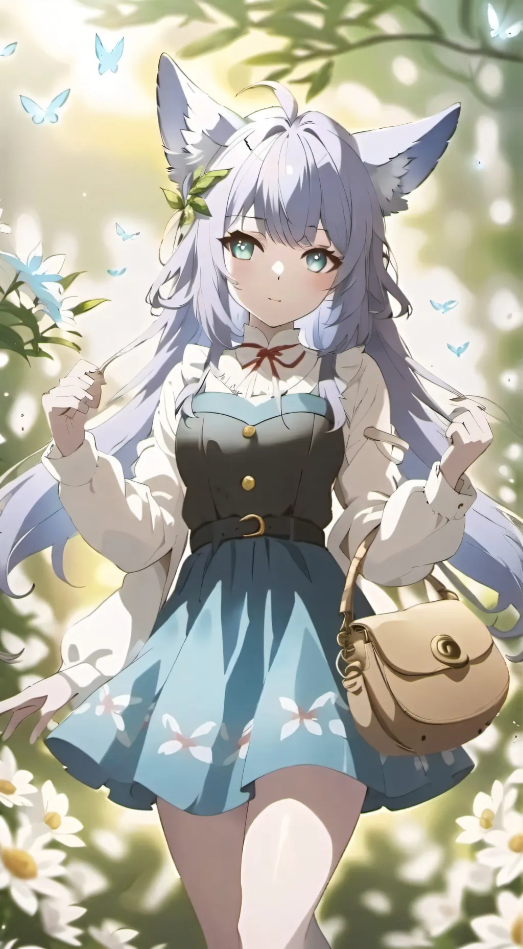 ai character: anime girls background