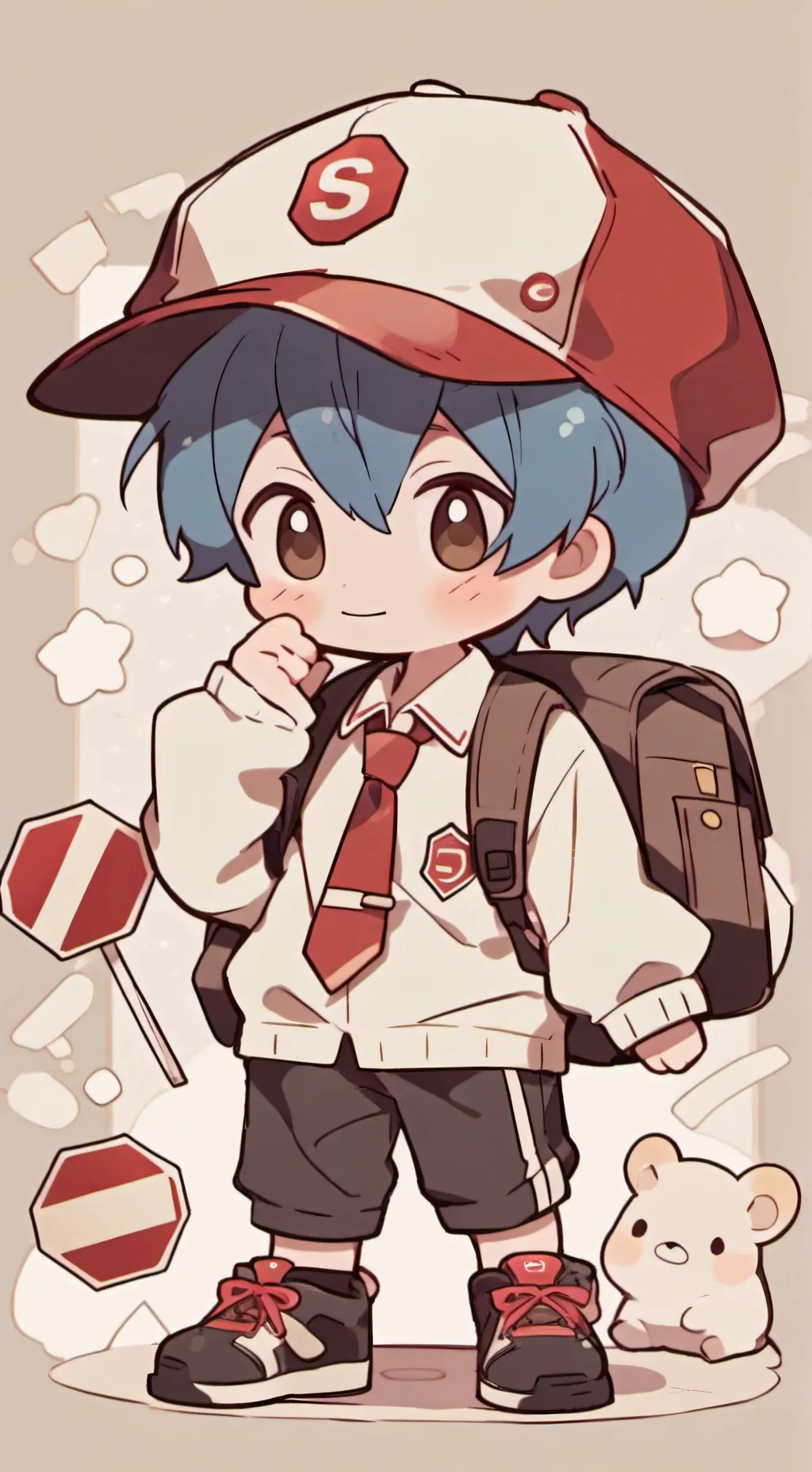 ai character: BF (FNF) background