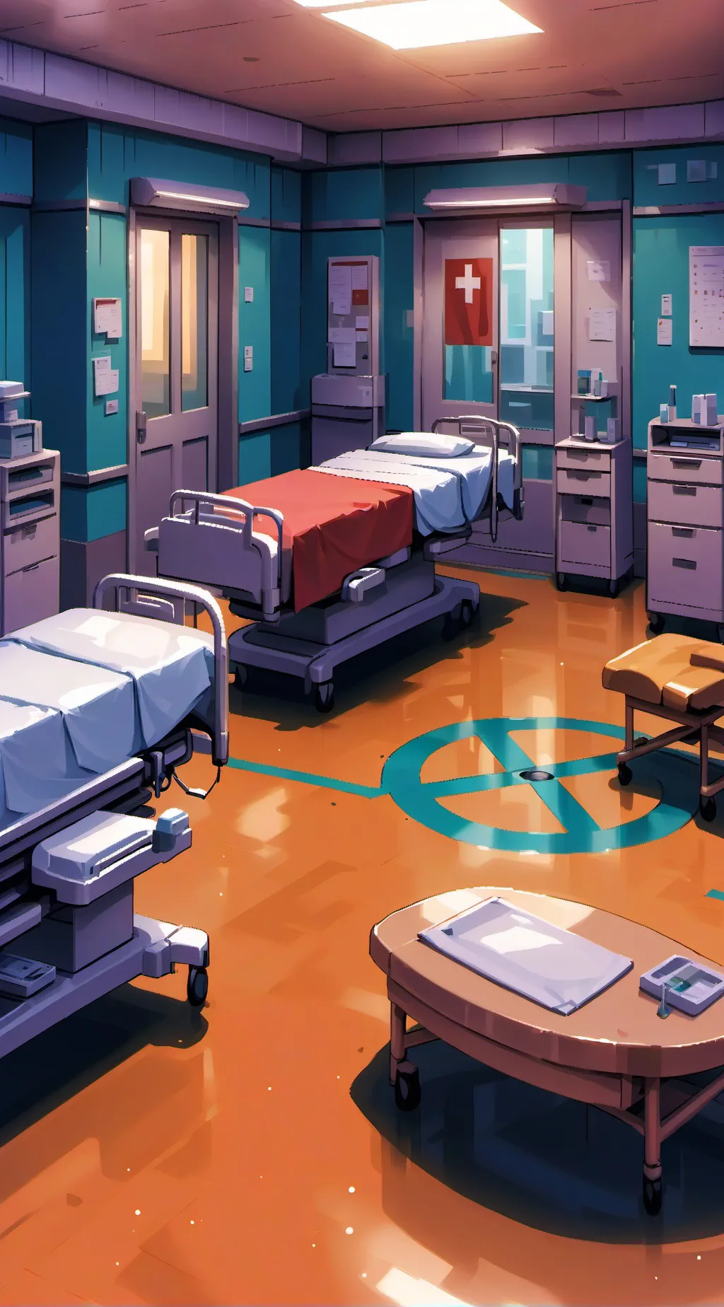 ai character: HH, Appendicitis  background