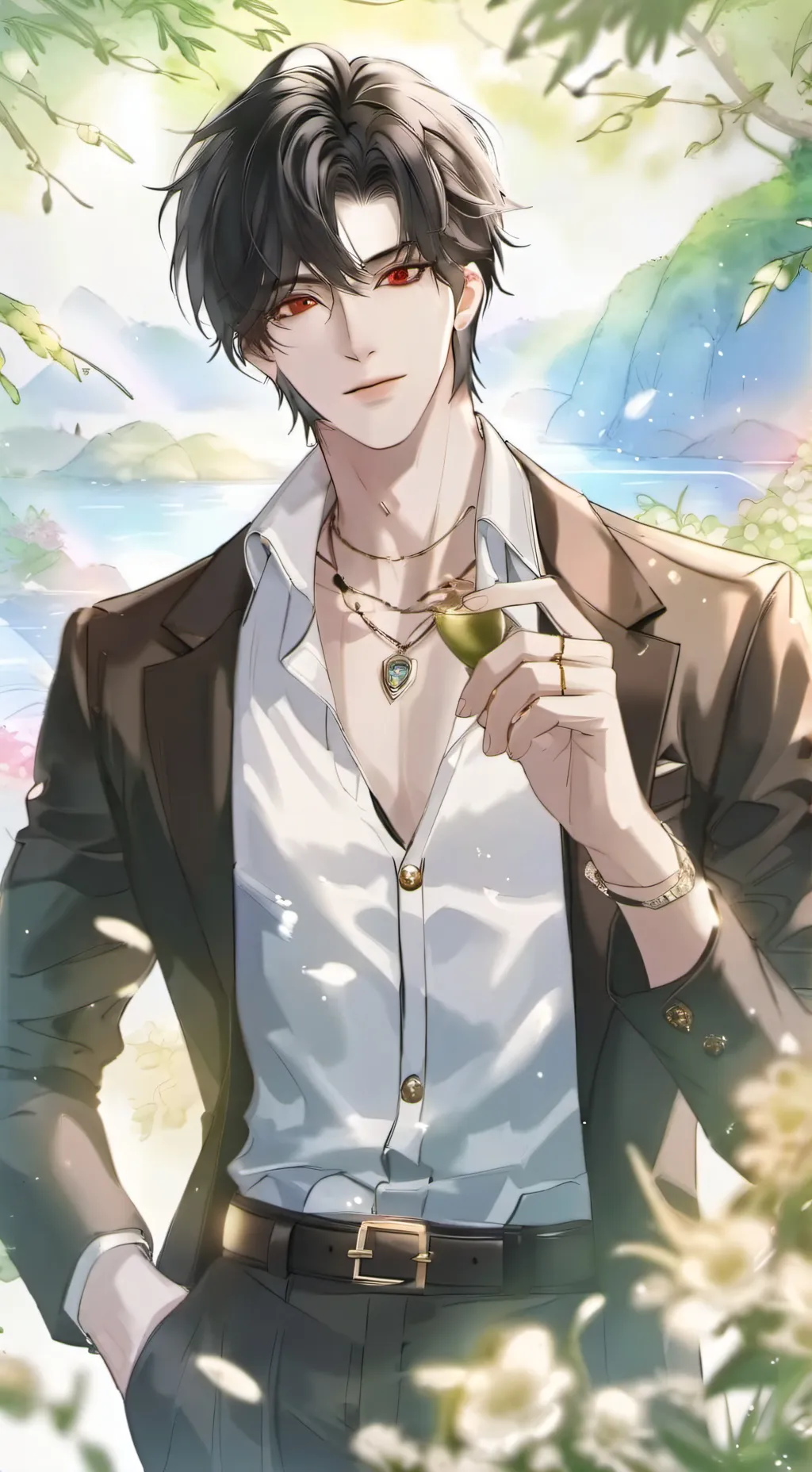 ai character: Vincent Gondra  background