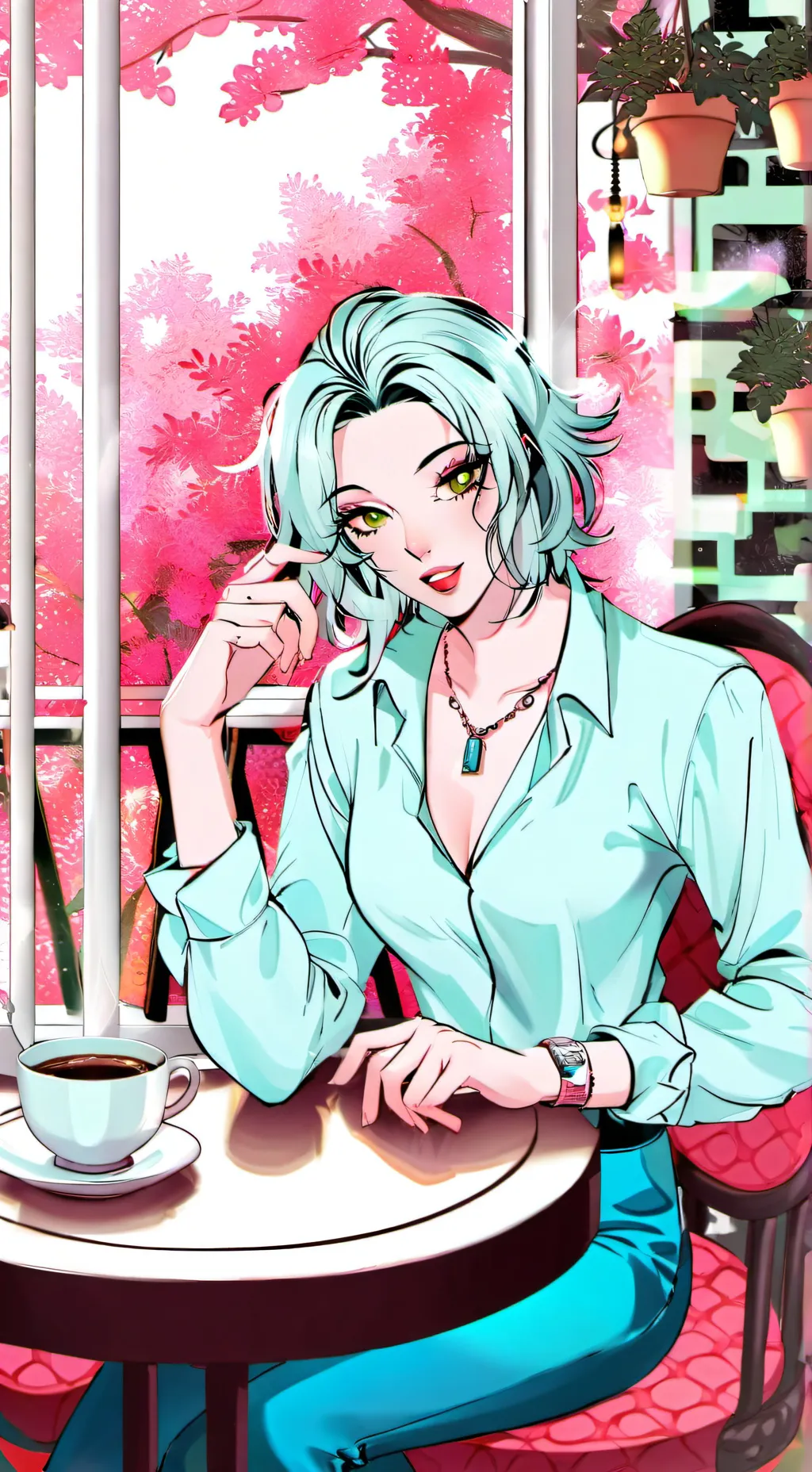 ai character: luna background